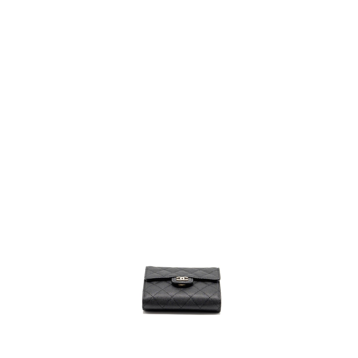 Chanel 23p mini clutch with chain caviar Black LGHW (microchip)