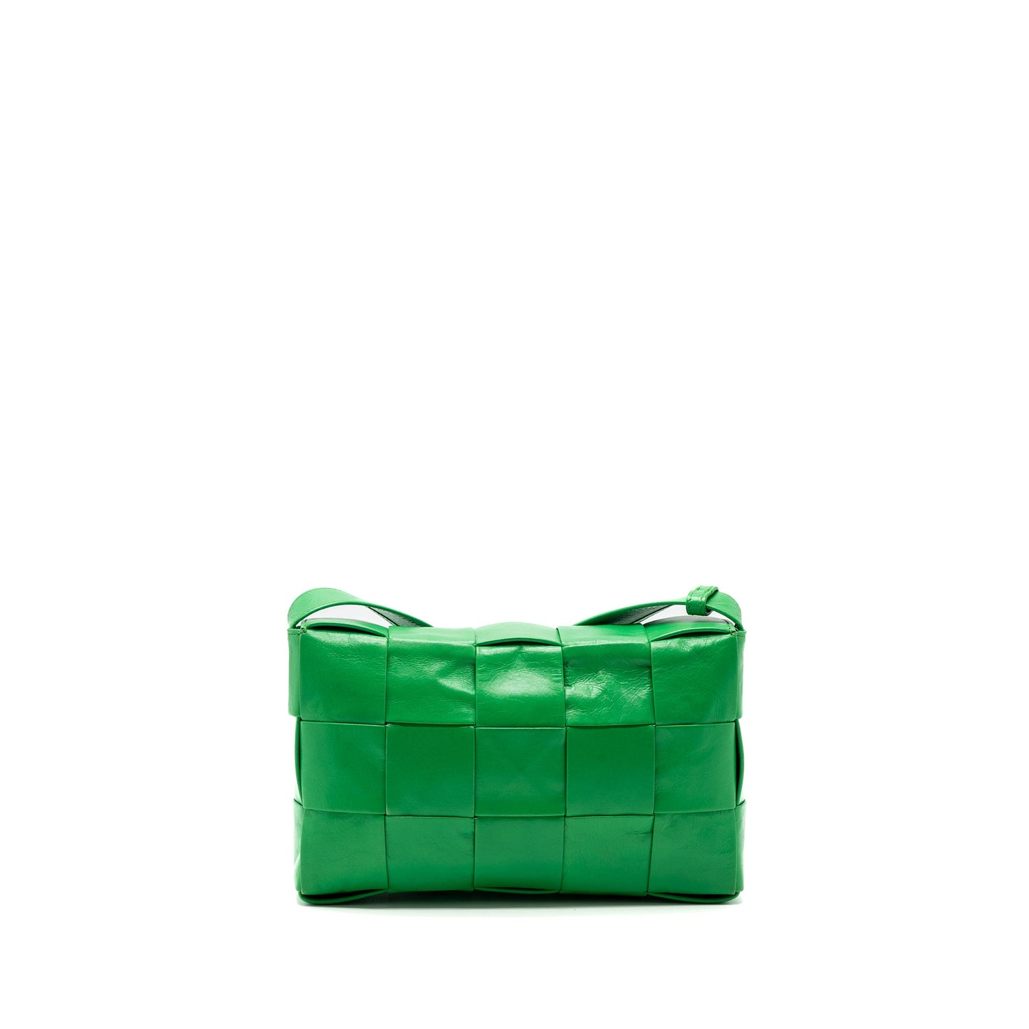 Bottega Veneta Cassette Leather Green SHW