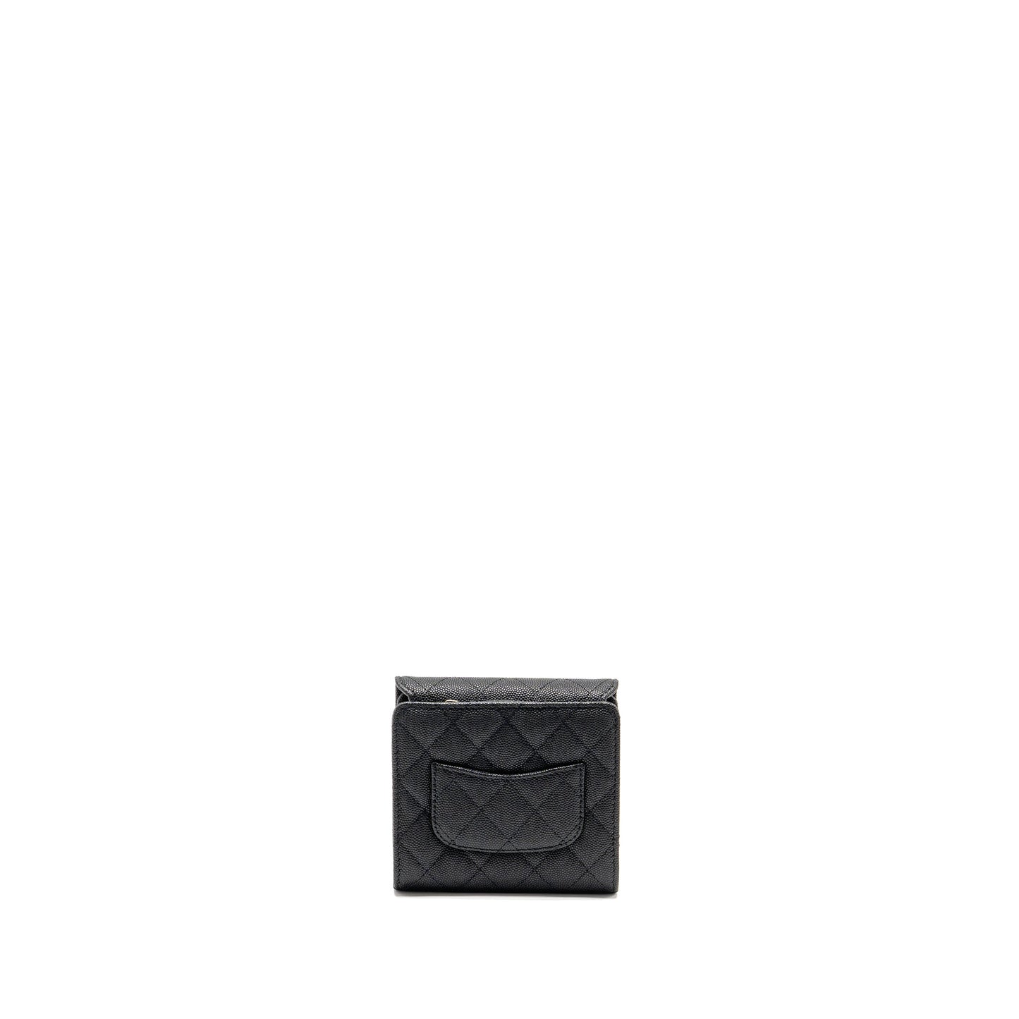 Chanel 23p mini clutch with chain caviar Black LGHW (microchip)