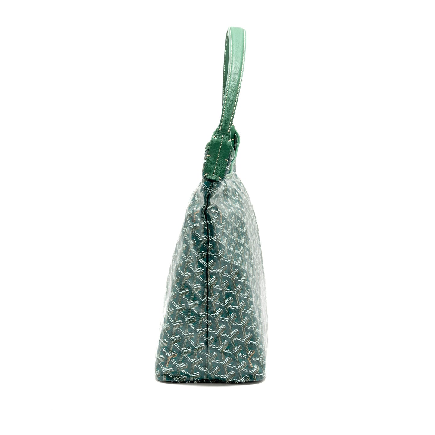 Goyard Boheme Hobo Bag Goyardine Canvas Green SHW