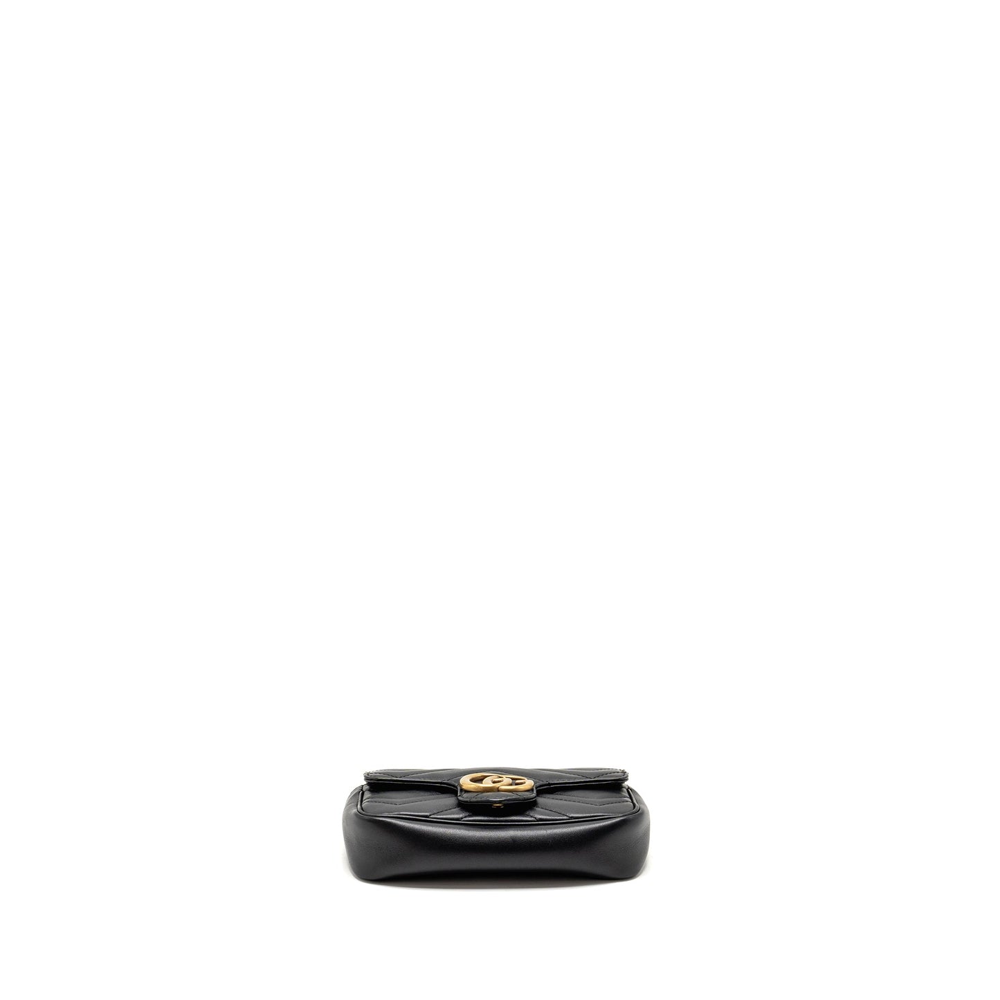 GUCCI Mini GG Marmont Calfskin Black GHW