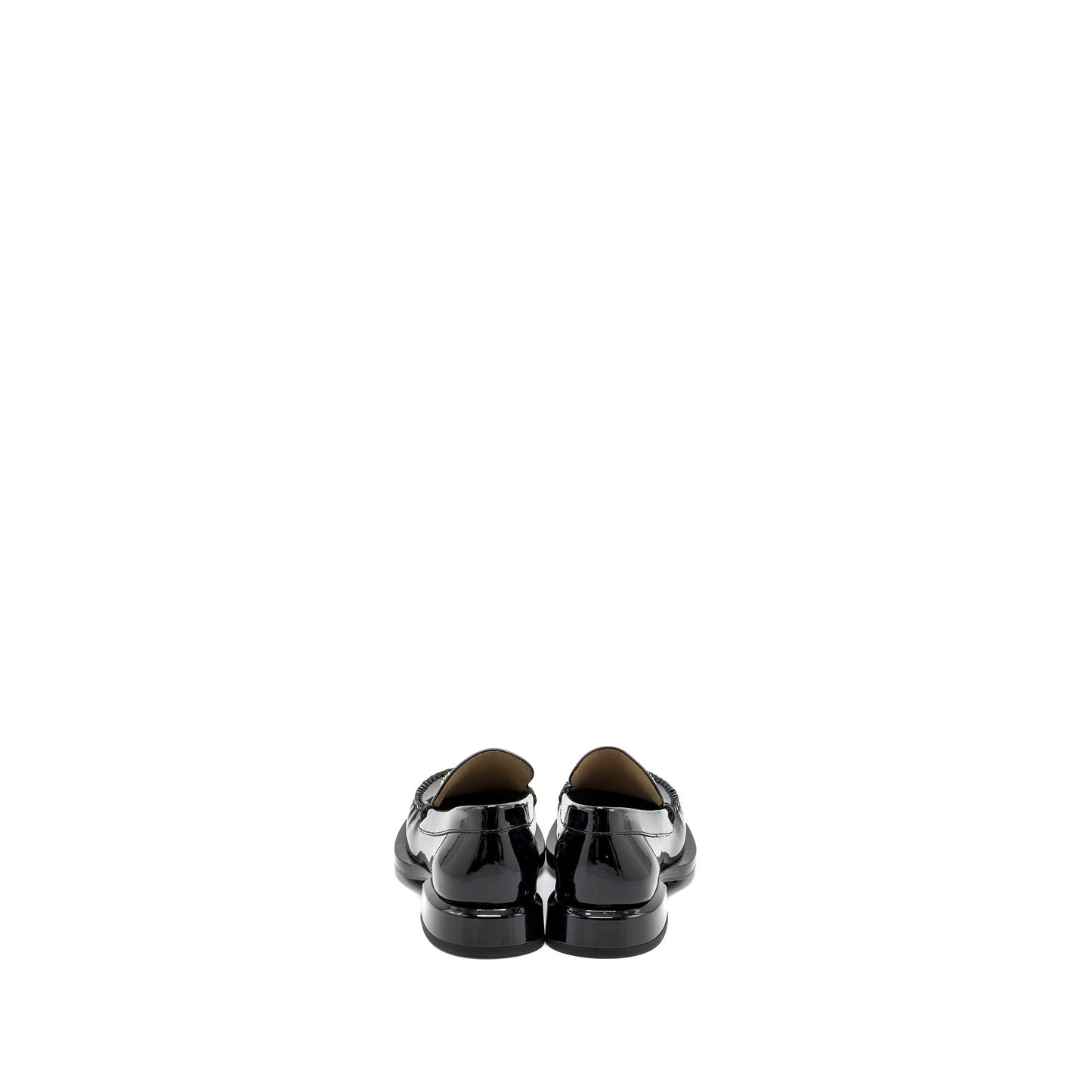 Chanel Size 38.5 CC Logo With Pearl Loafer Patent Black GHW
