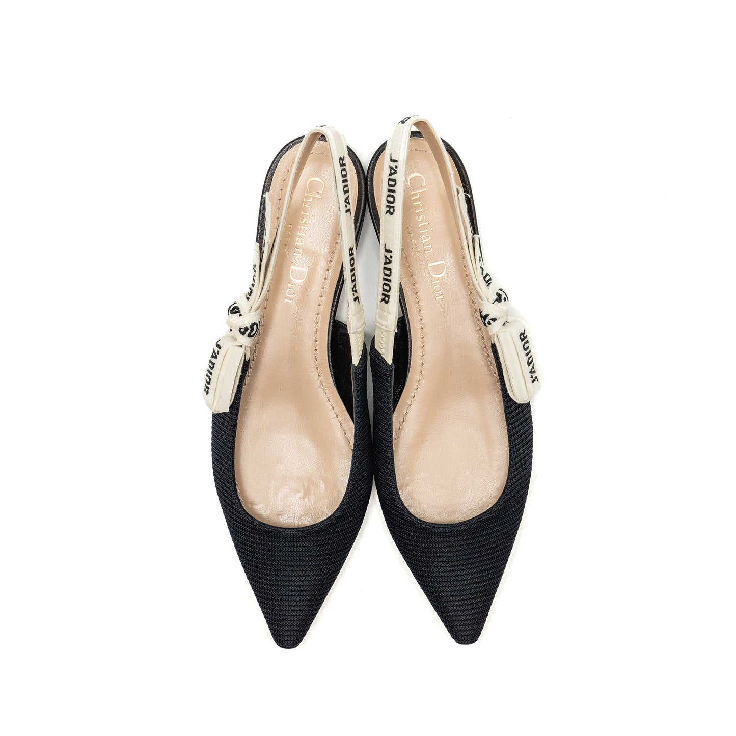 Dior size 35 J’adior sling back fabric black