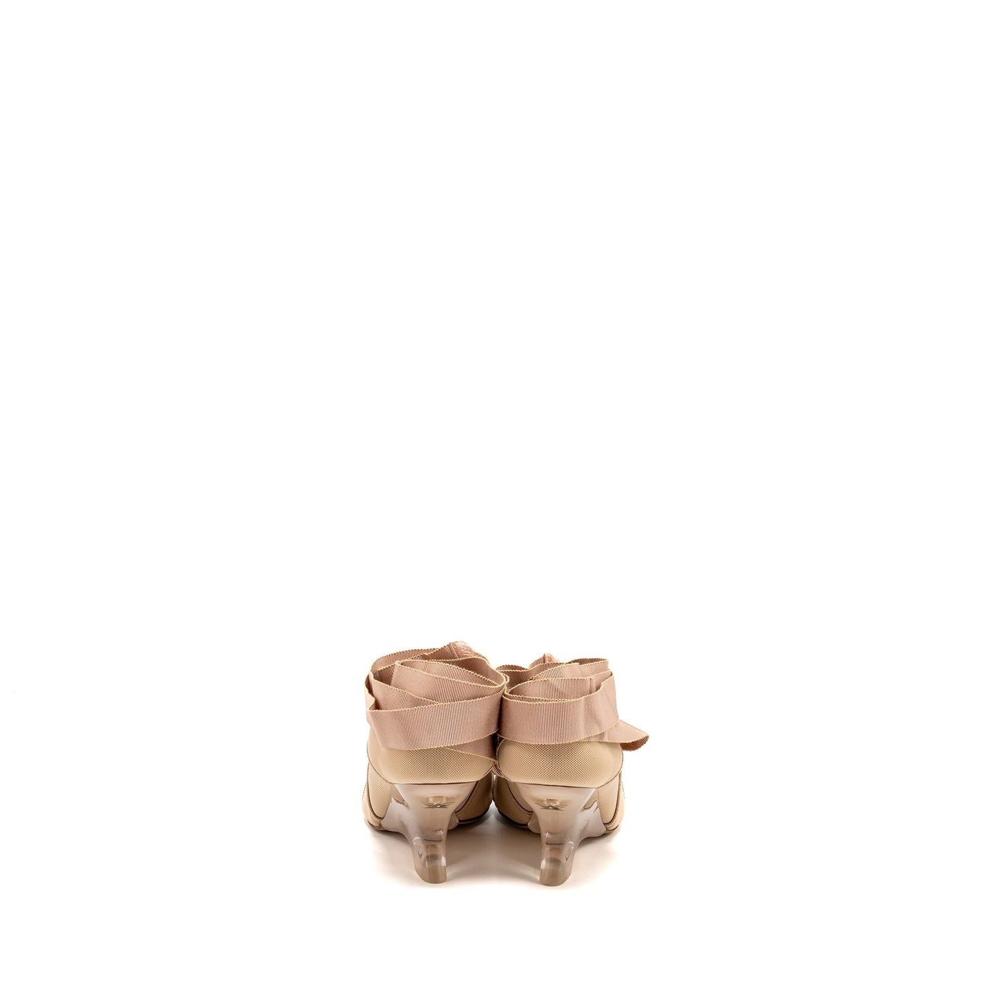 Luxury Dior Size 37 Lace Up Etoile Sandals Beige