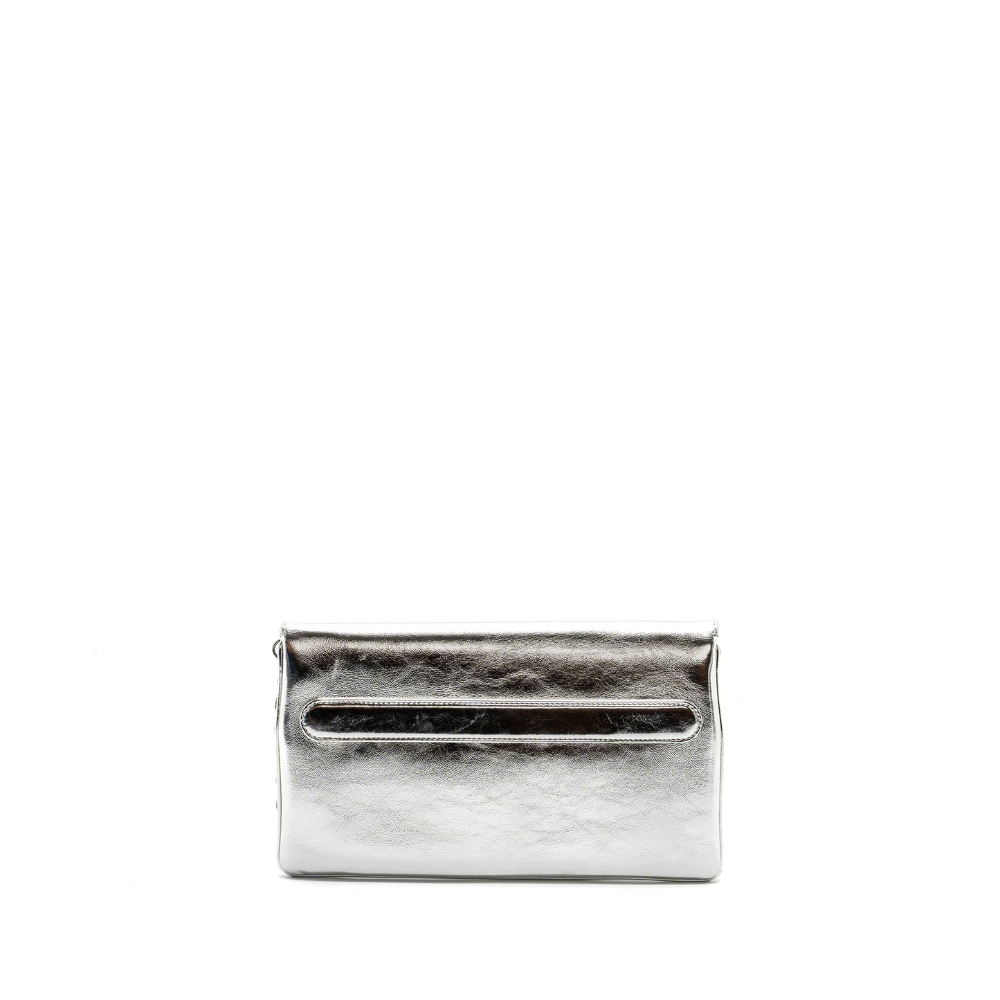 Luxury Dior Luxury Diordouble Clutch With Chains Calfskin Argent Black Hardware
