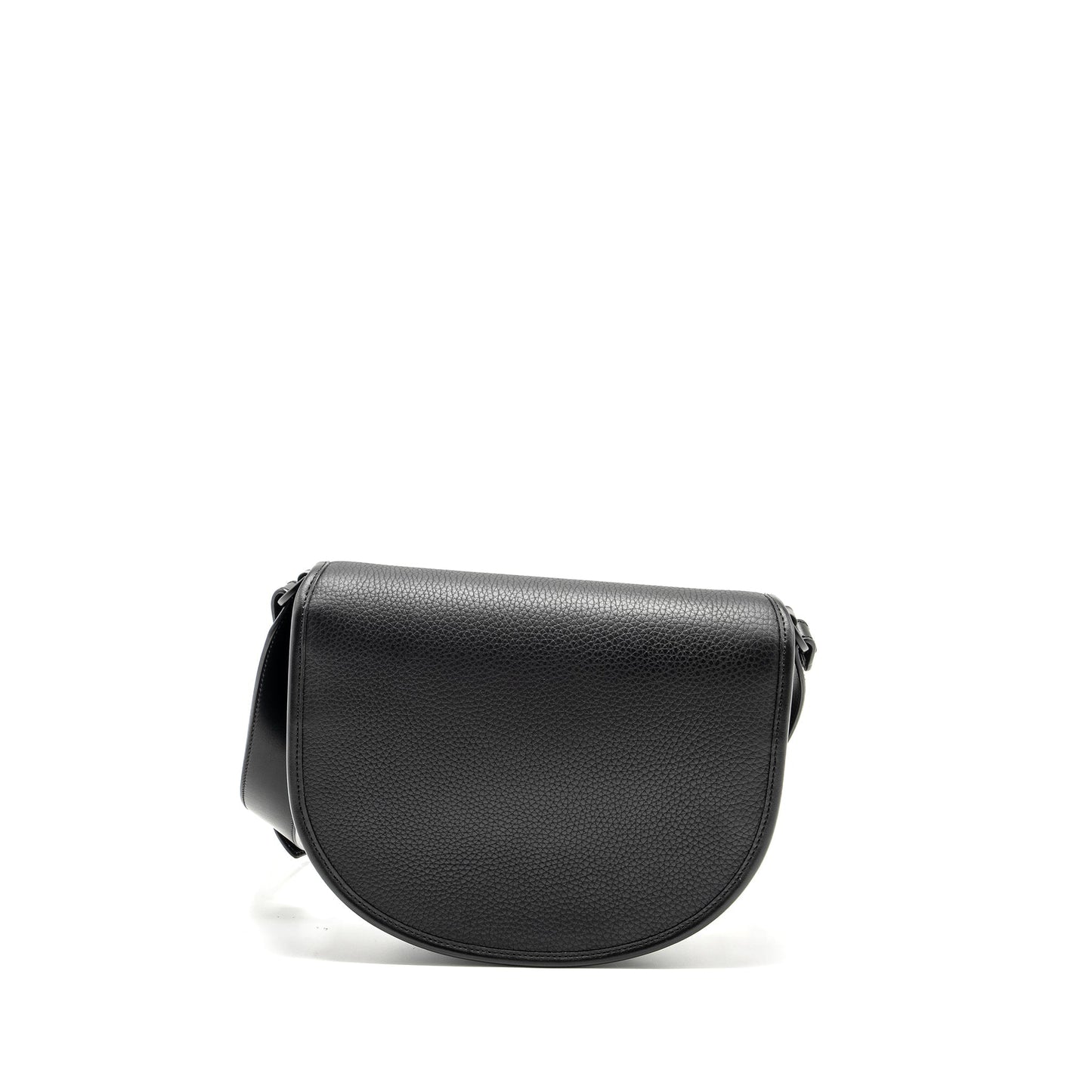 Luxury Dior Large Gallop Bag With Strap Grained Smooth Calfskin Black Silver/Gold Hardware