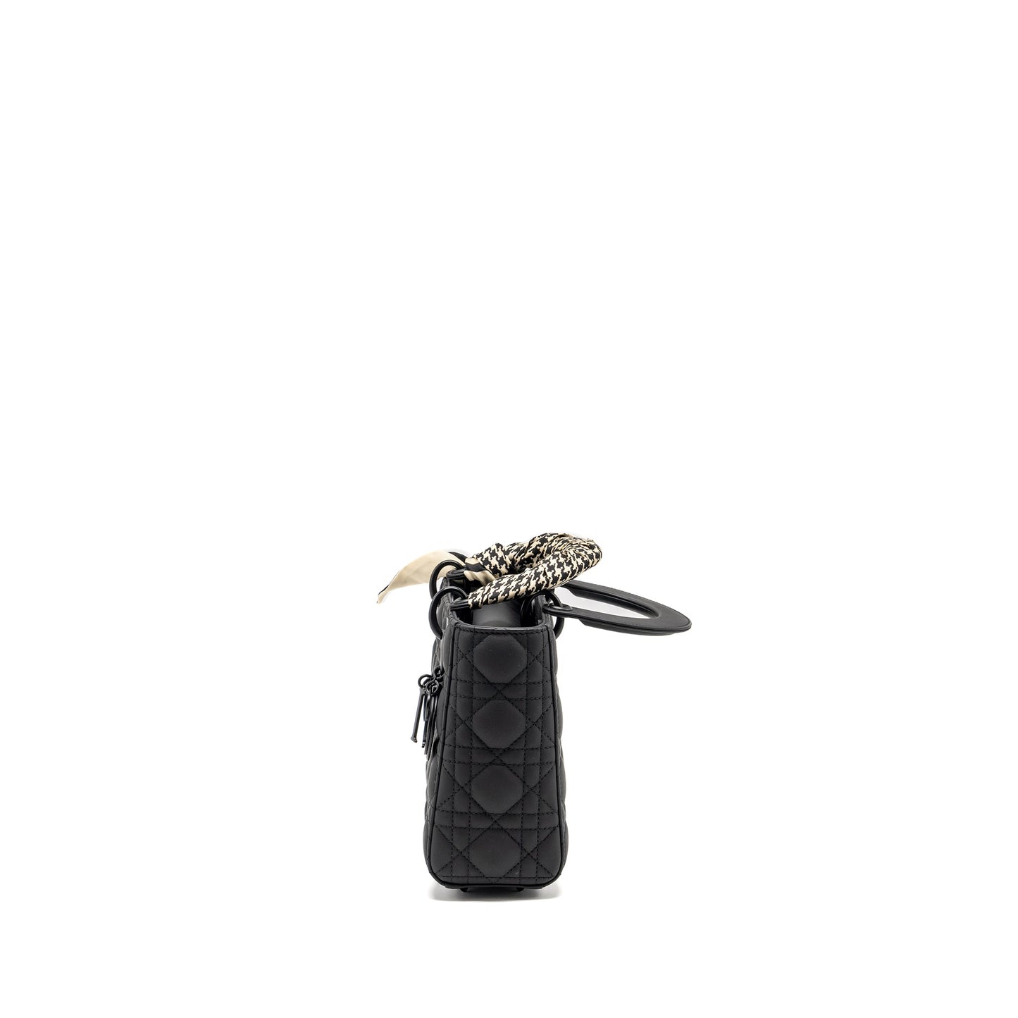 Luxury Dior Small My ABC Lady Luxury Dior Cannage Calfskin So Black