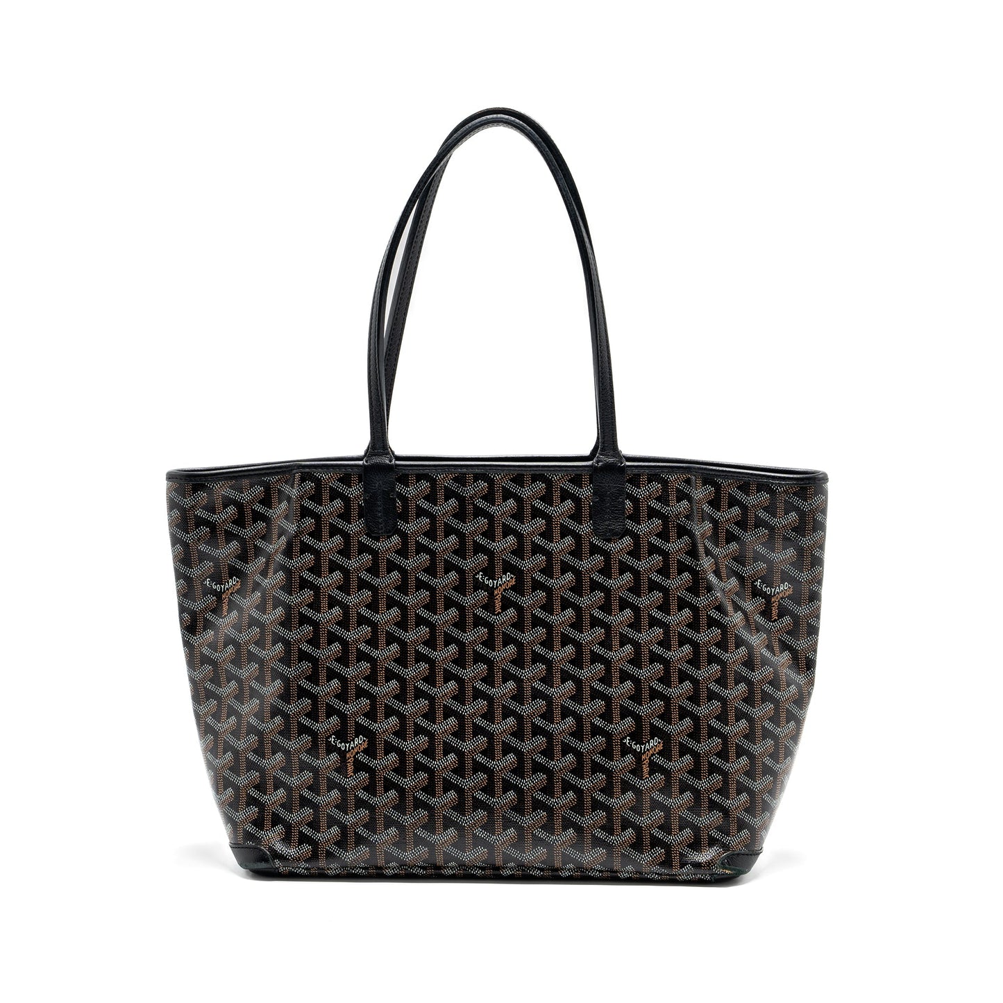 Goyard Artois PM tote bag canvas/ leather black shw