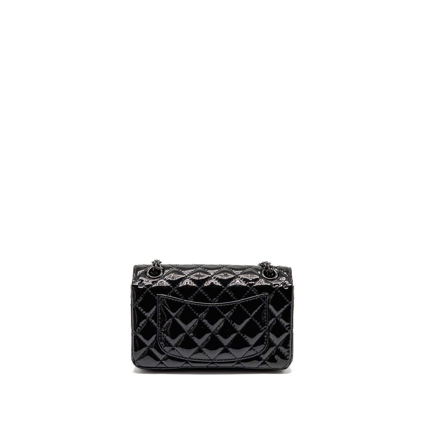 Chanel Mini 2.55 Reissue Patent SO Black