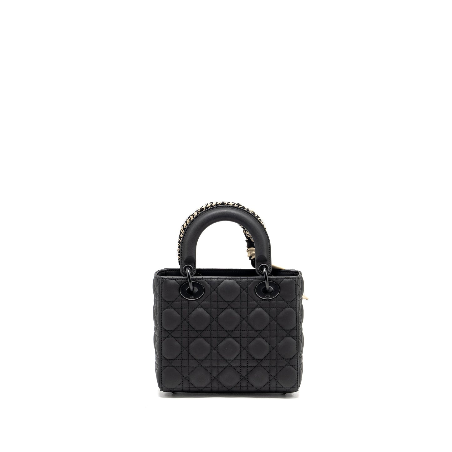 Luxury Dior Small My ABC Lady Luxury Dior Cannage Calfskin So Black