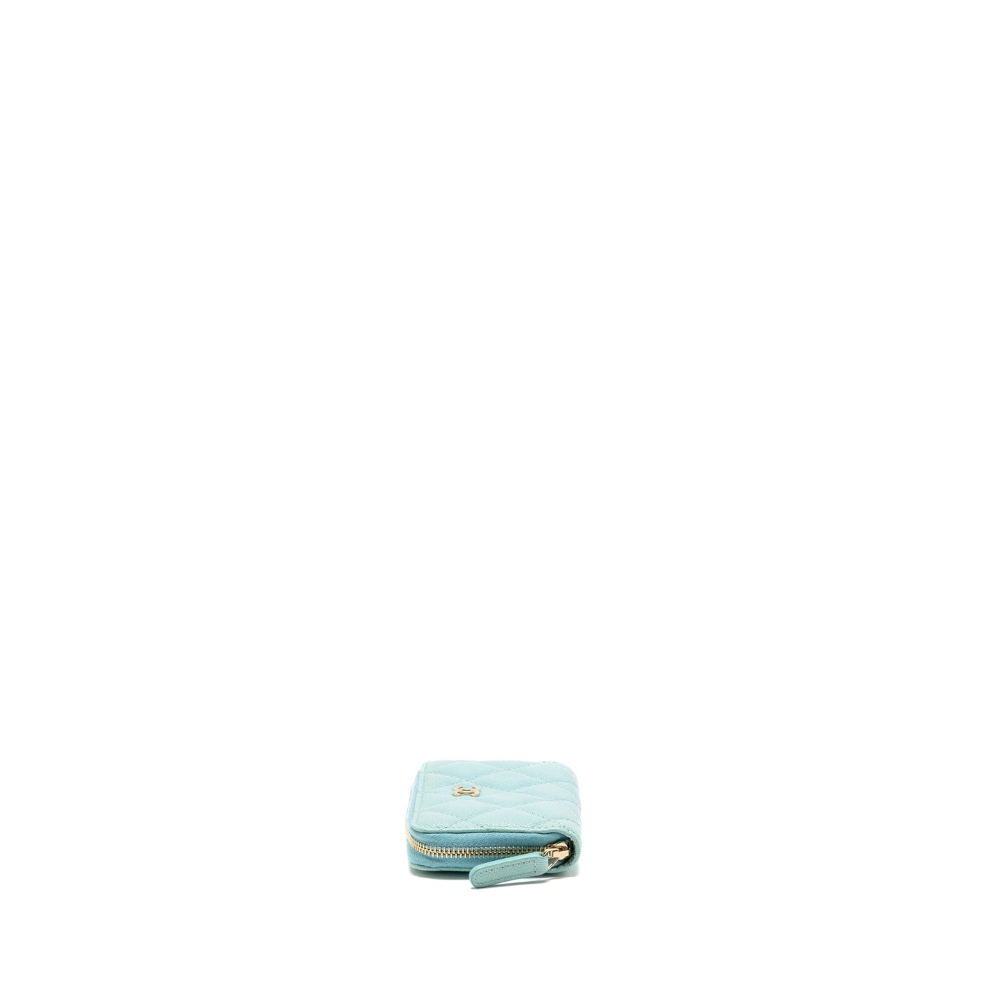 Chanel O-Coin Purse Caviar Light Blue GHW