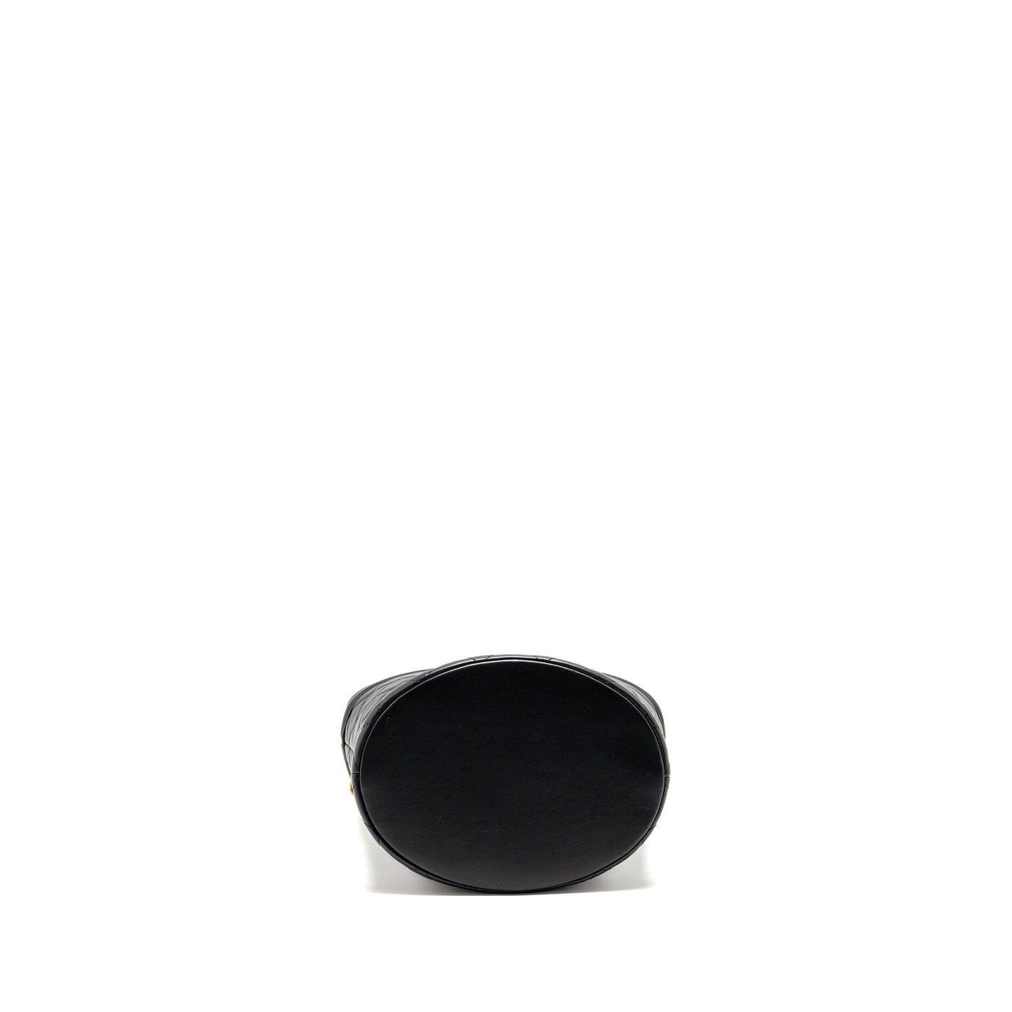 Chanel Top Handle Boy Bucket Bag Lambskin Black GHW