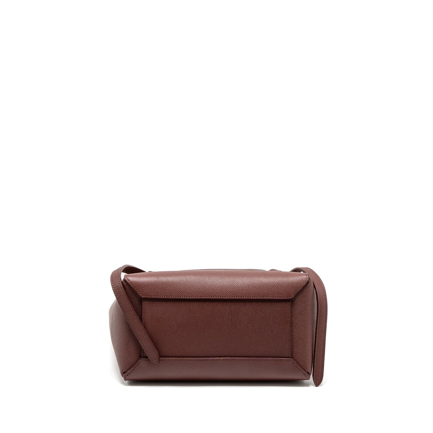 Celine Micro Belt Bag Grained Calfskin Burgundy GHW