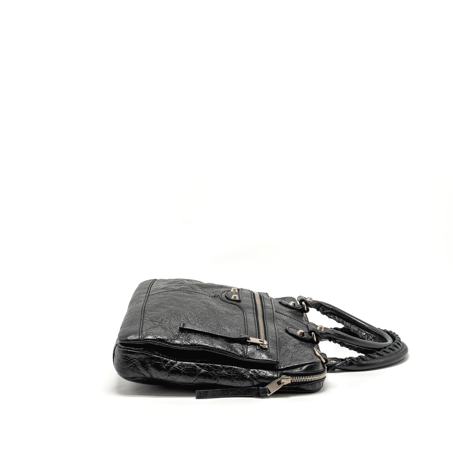 Balenciaga Briefcase Leather Black SHW