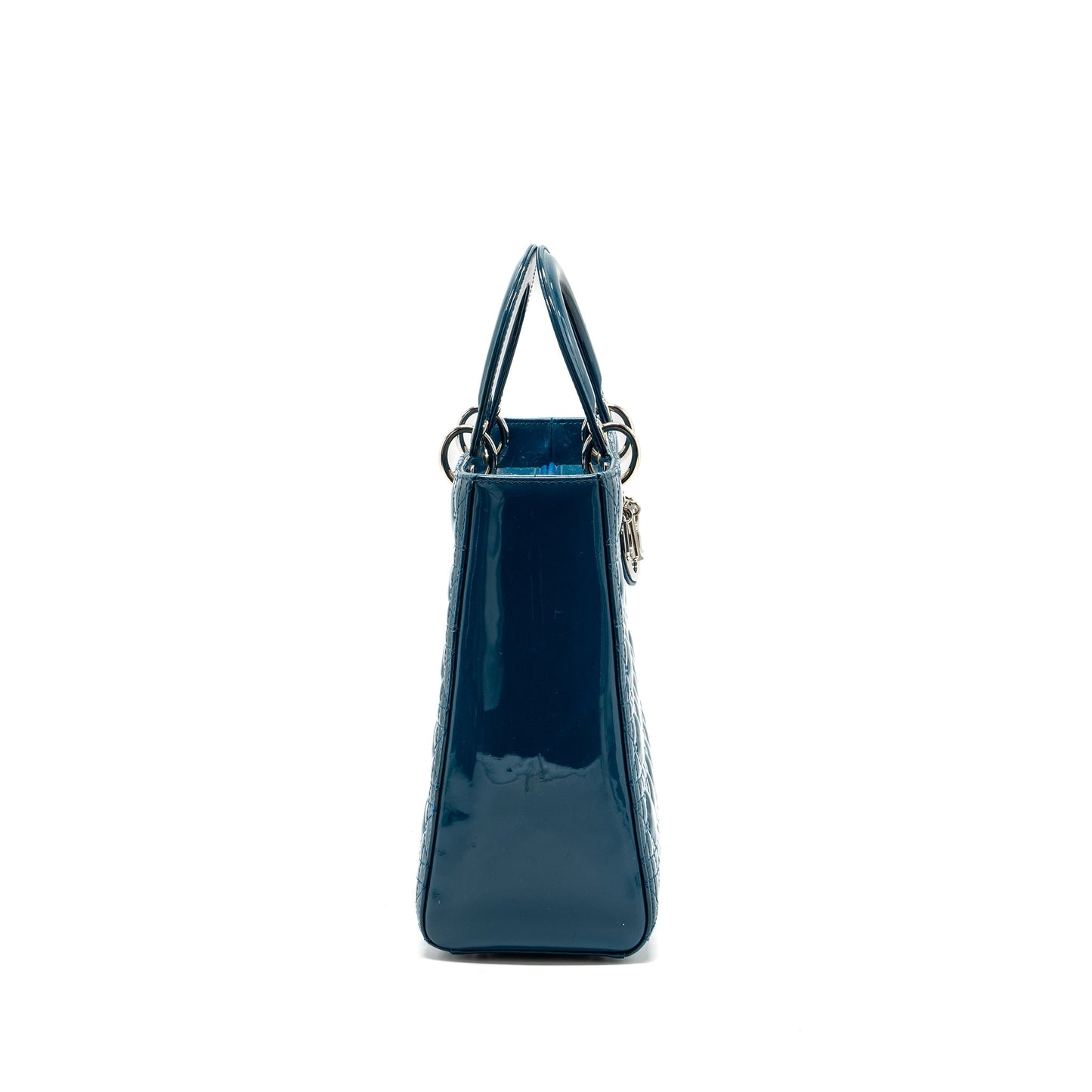 Luxury Dior large lady Luxury Dior patent blue SHW