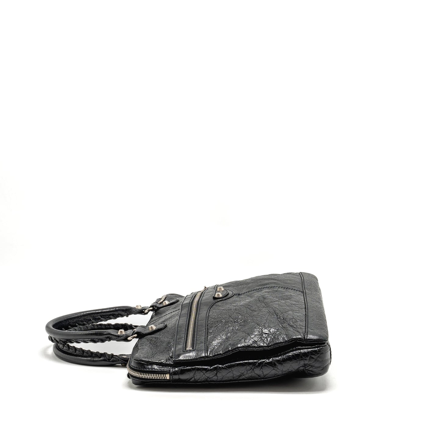 Balenciaga Briefcase Leather Black SHW