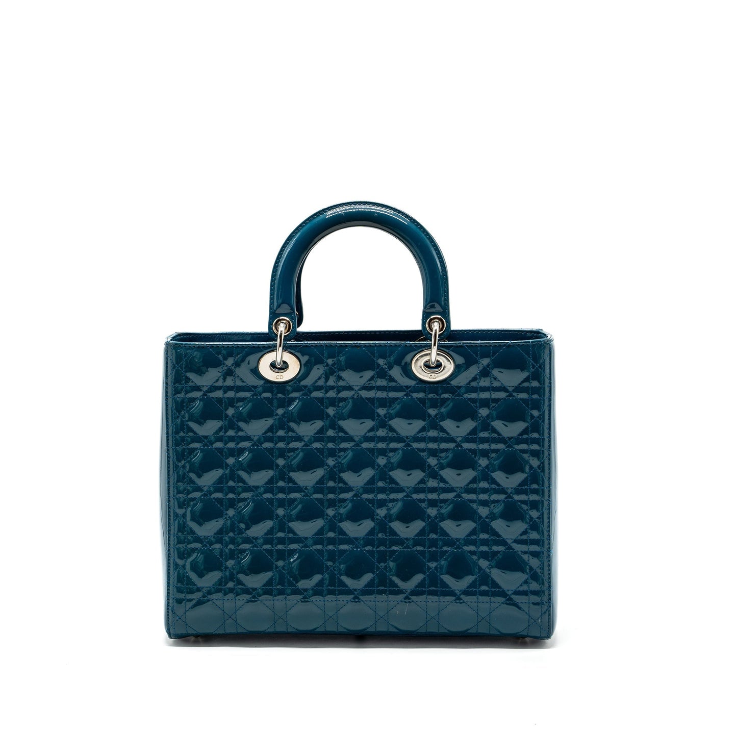 Luxury Dior large lady Luxury Dior patent blue SHW