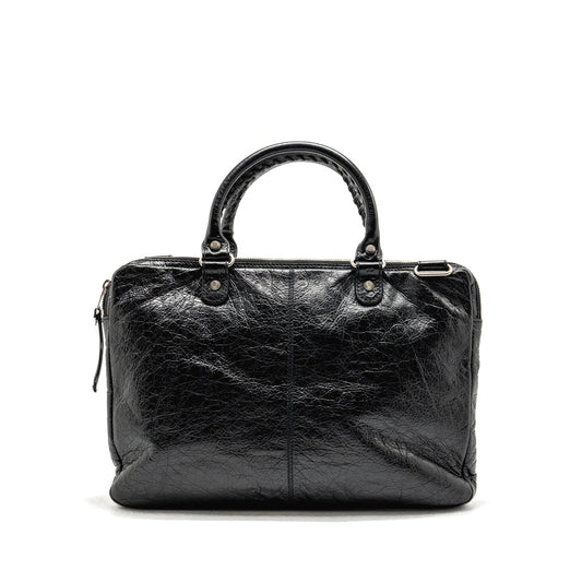 Balenciaga Briefcase Leather Black SHW
