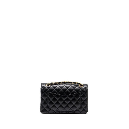 Chanel Small classic double flap bag caviar black GHW
