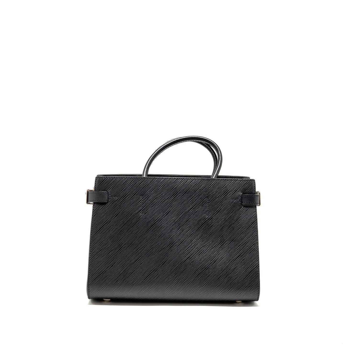 Louis Vuitton Twist Tote Bag EPI Black SHW
