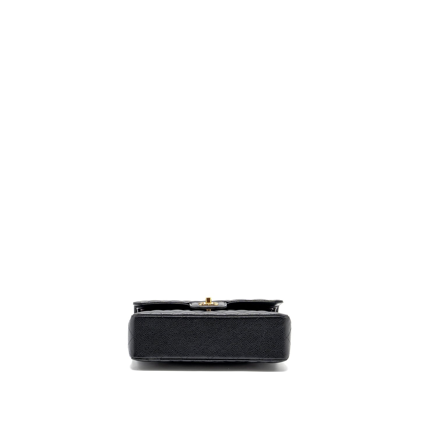 Chanel Small classic double flap bag caviar black GHW