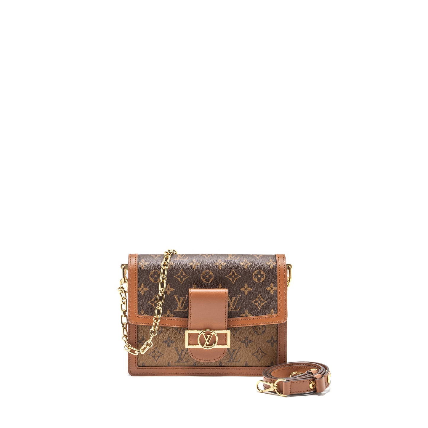 Louis Vuitton Dauphine MM monogram canvas GHW