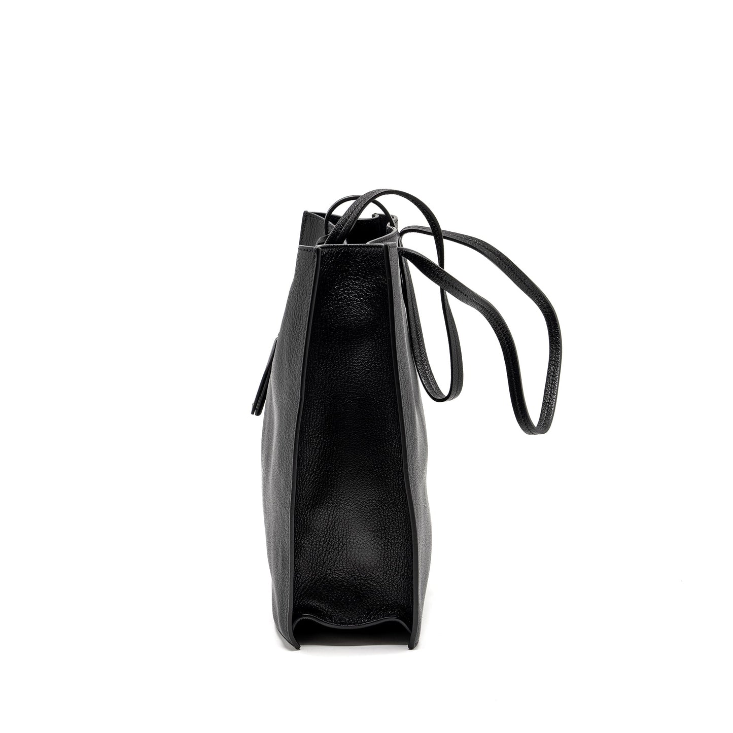Miu Miu Tote Bag Leather Black SHW