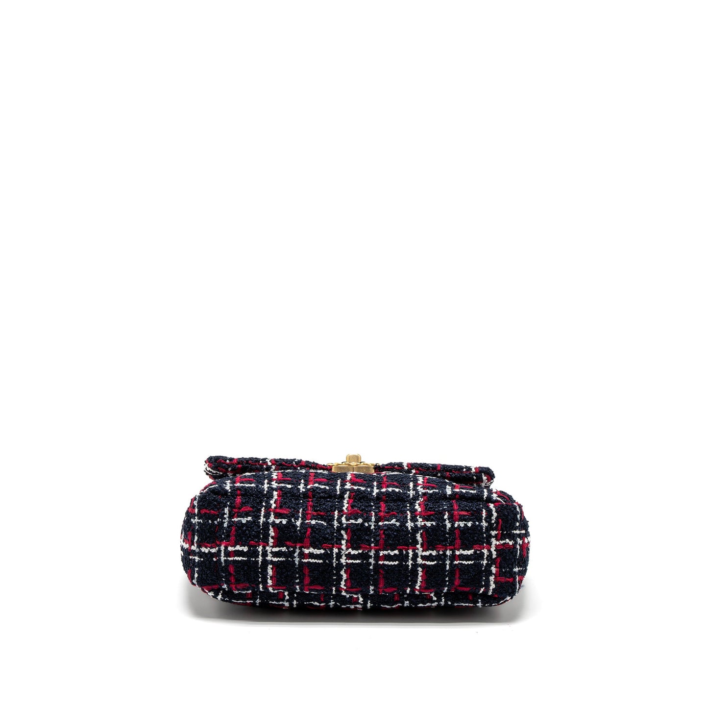 Chanel Small 19 Bag Tweed Black/Red/White Multicolour Hardware