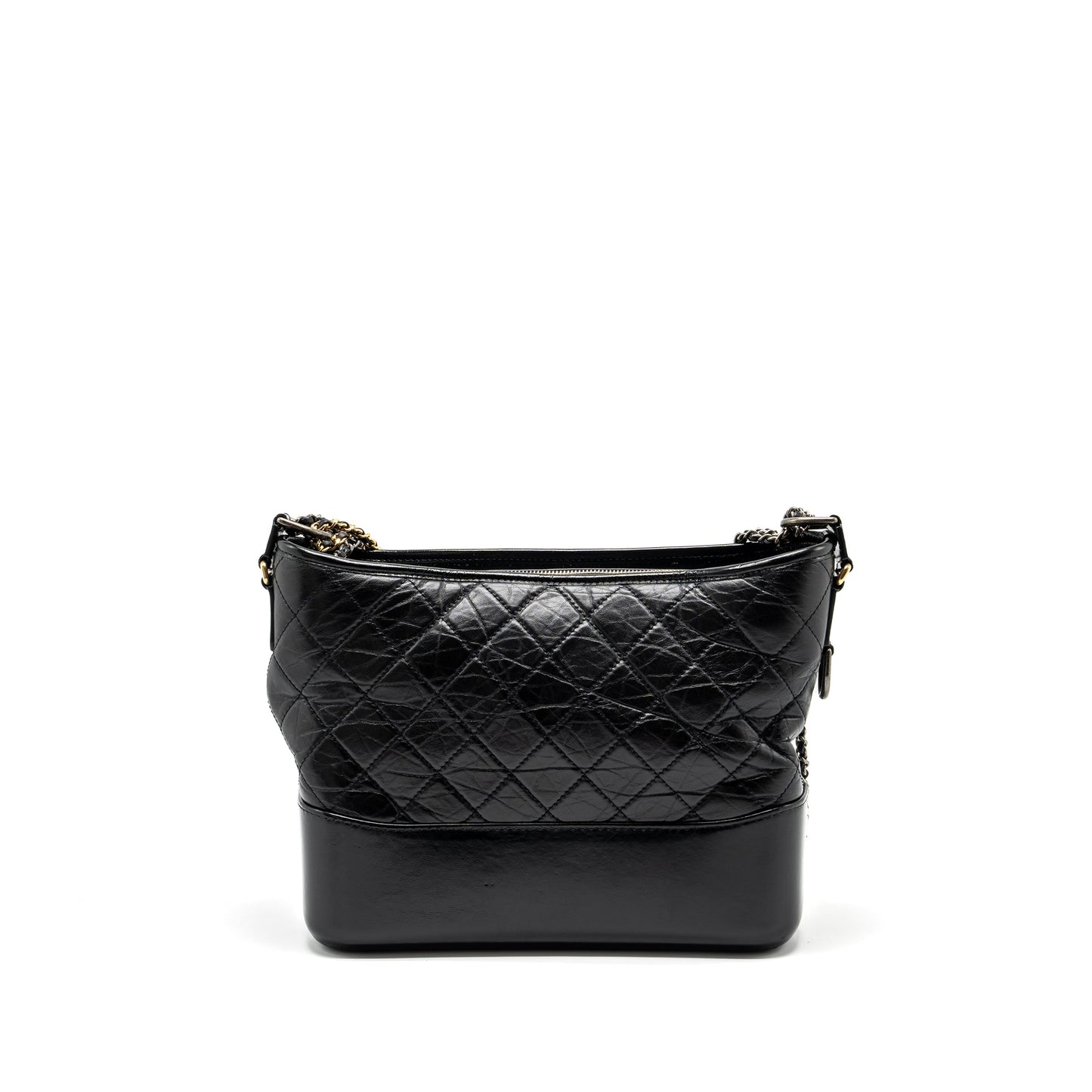 Chanel large Gabrielle hobo bag calfskin black multicolor hardware
