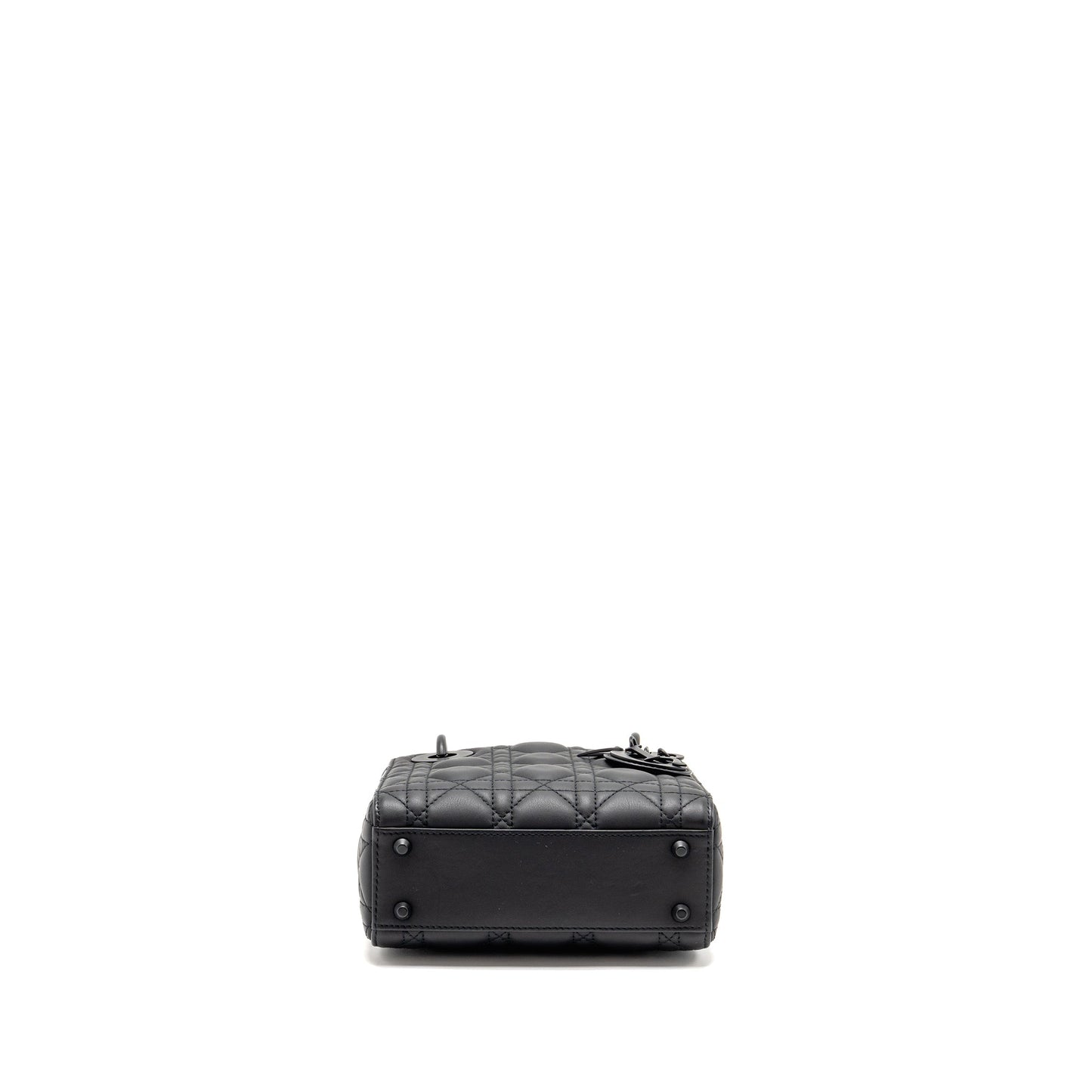 Dior Mini Lady dior calfskin so black