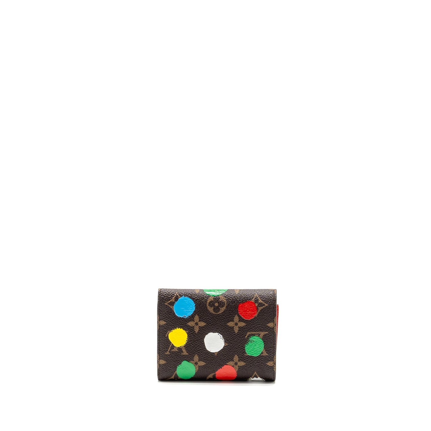 Louis Vuitton x Yayoi Kusama Portefewille Victorine Monogram Dot Canvas GHW