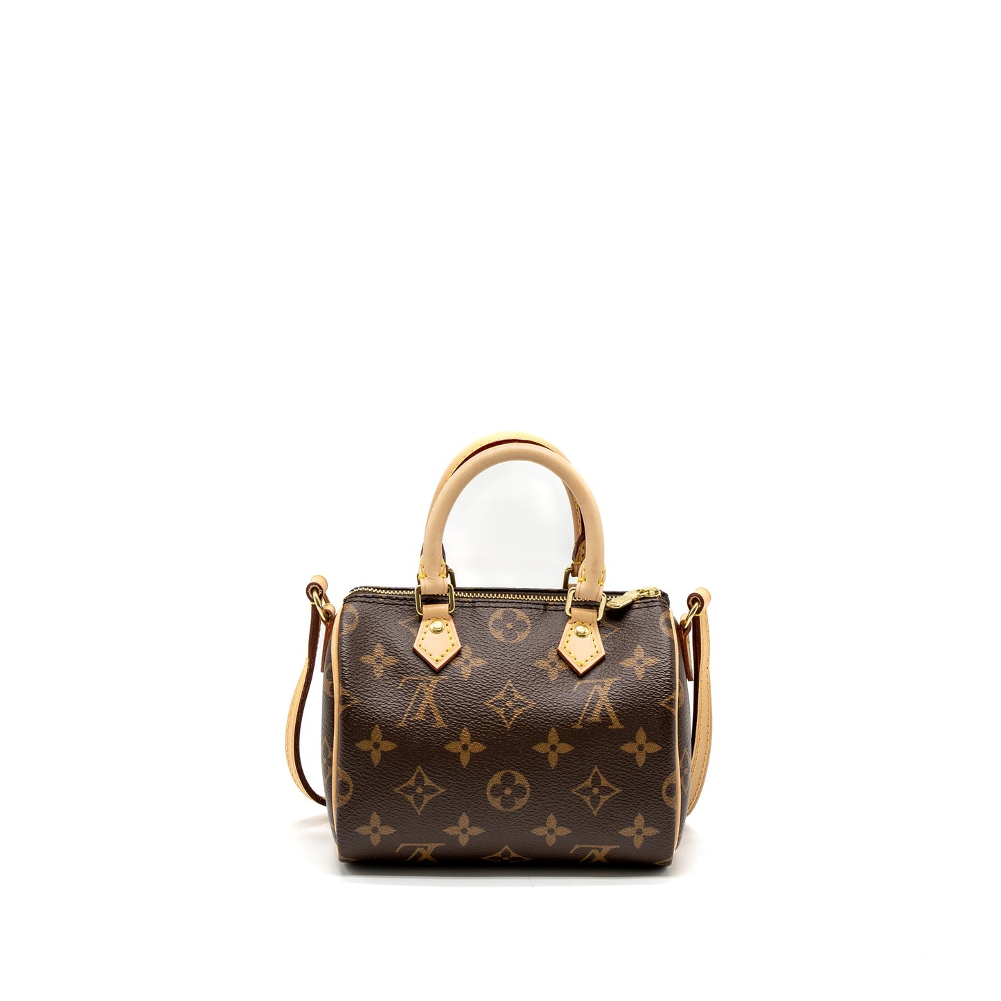 Louis Vuitton Nano Speedy Monogram Canvas GHW (Old Version)