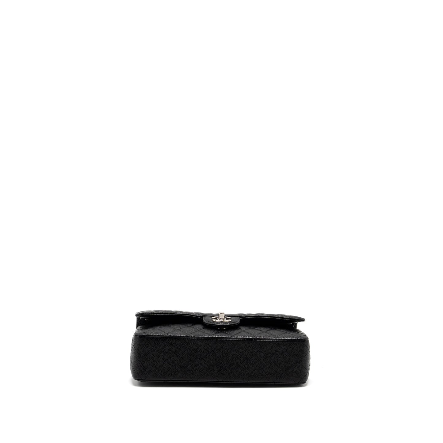 Chanel Medium Classic Double Flap Bag Caviar Black SHW