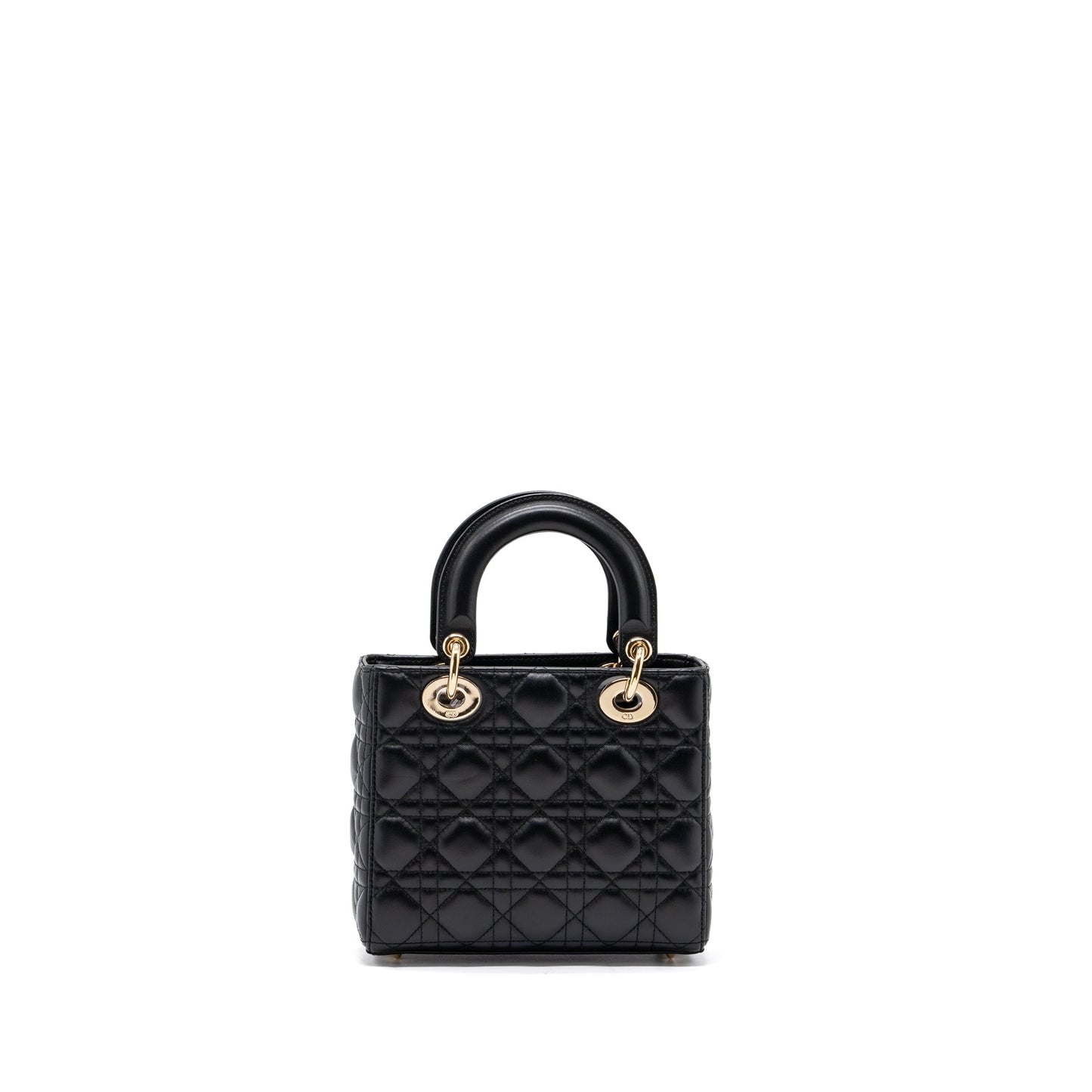 Luxury Dior My ABC Luxury Dior Small Lady Luxury Dior Bag Lambskin Black LGHW