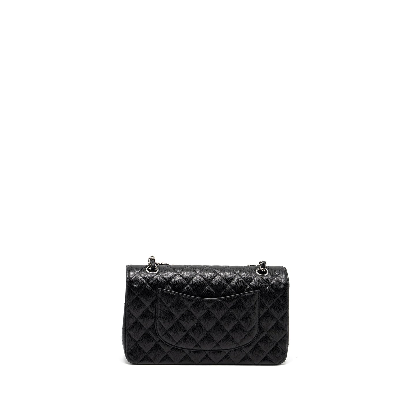 Chanel Medium Classic Double Flap Bag Caviar Black SHW