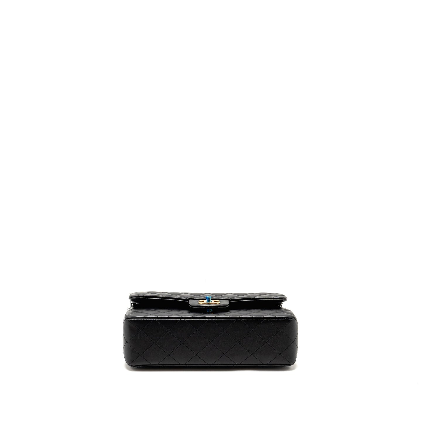 Chanel Small Classic Double Flap Bag Lambskin Black GHW(microchip)