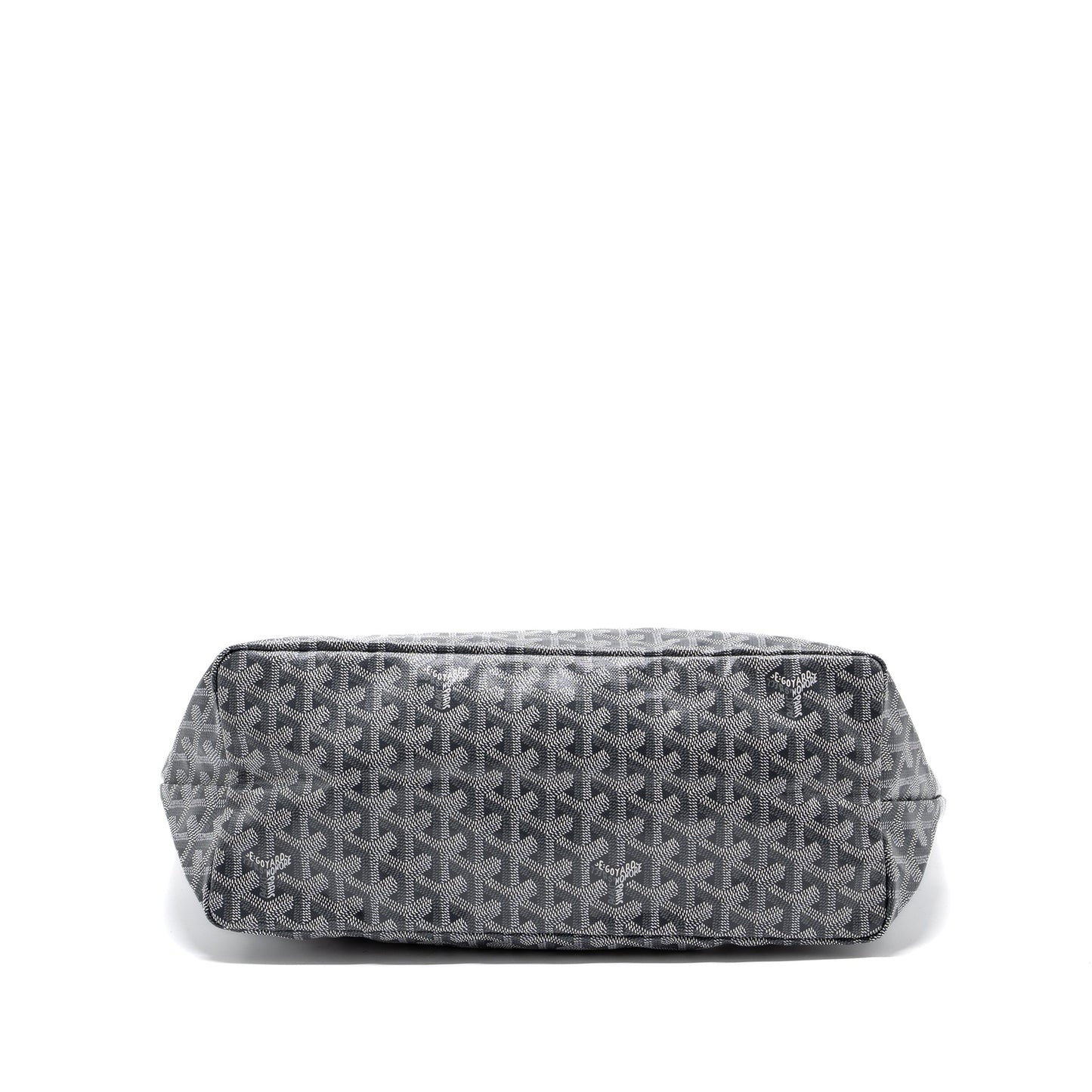 Goyard Saint Louis PM Tote Bag Goyardine Canvas/Calfskin Grey SHW