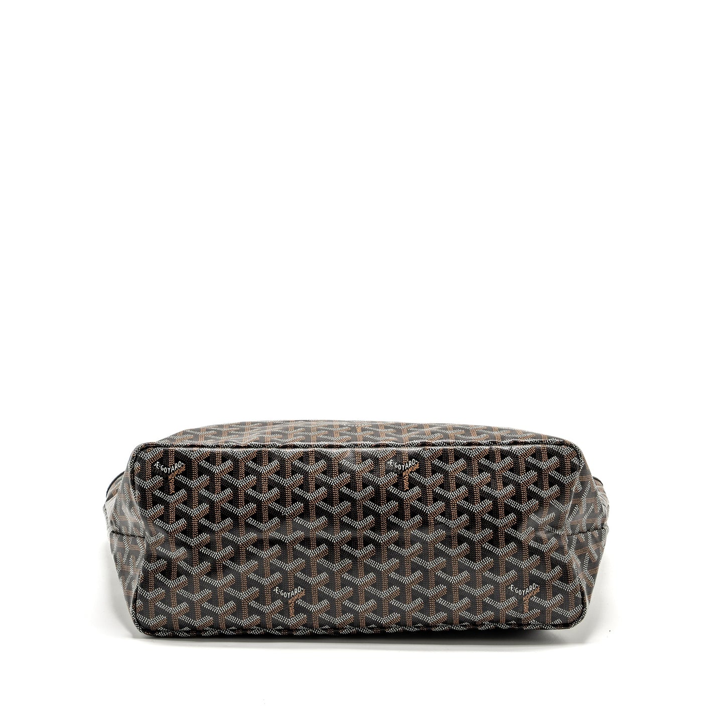 Goyard Saint Louis PM Tote Bag Goyardine Canvas / Calfskin Black SHW