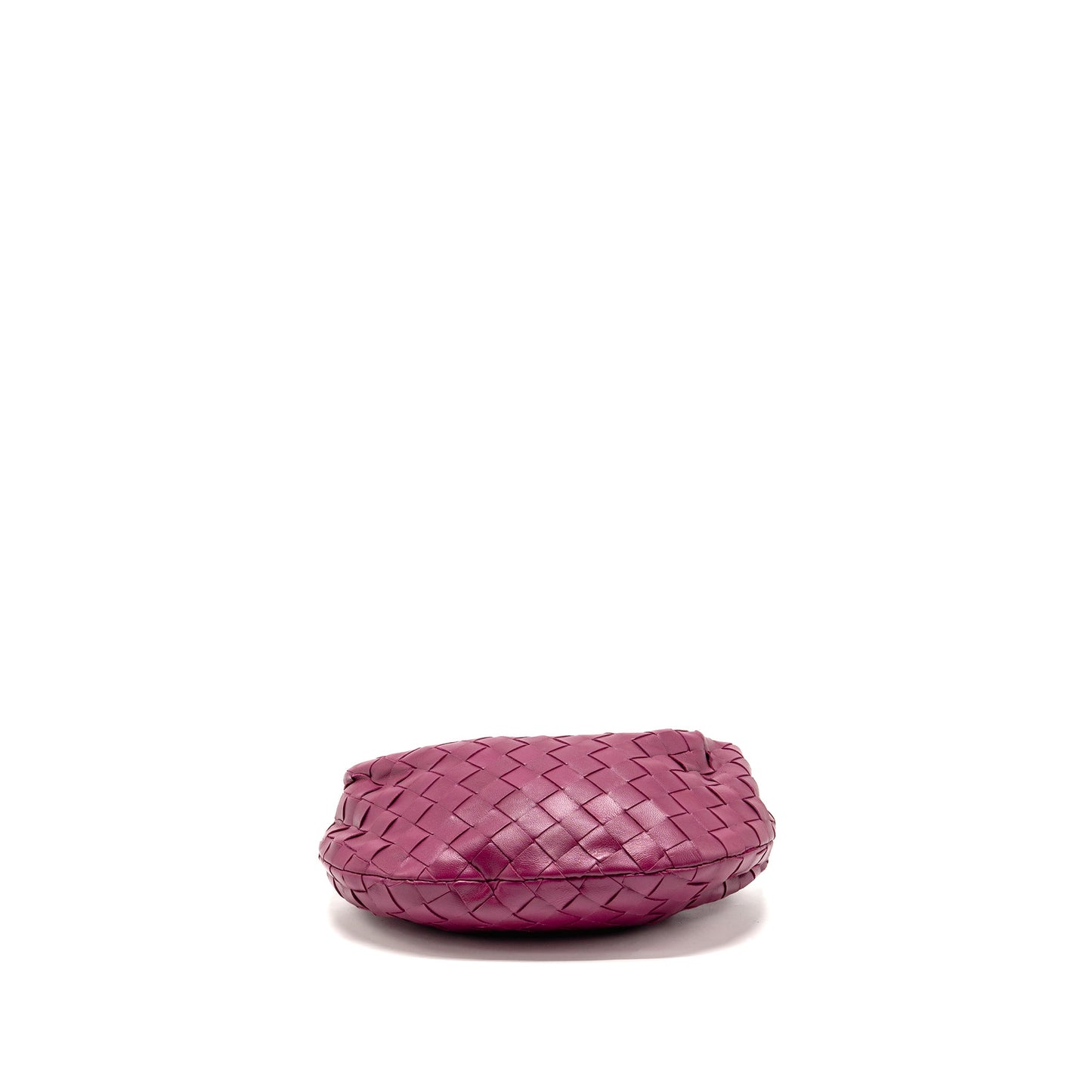 Bottega Veneta Mini Jodie Lambskin Dark Pink GHW