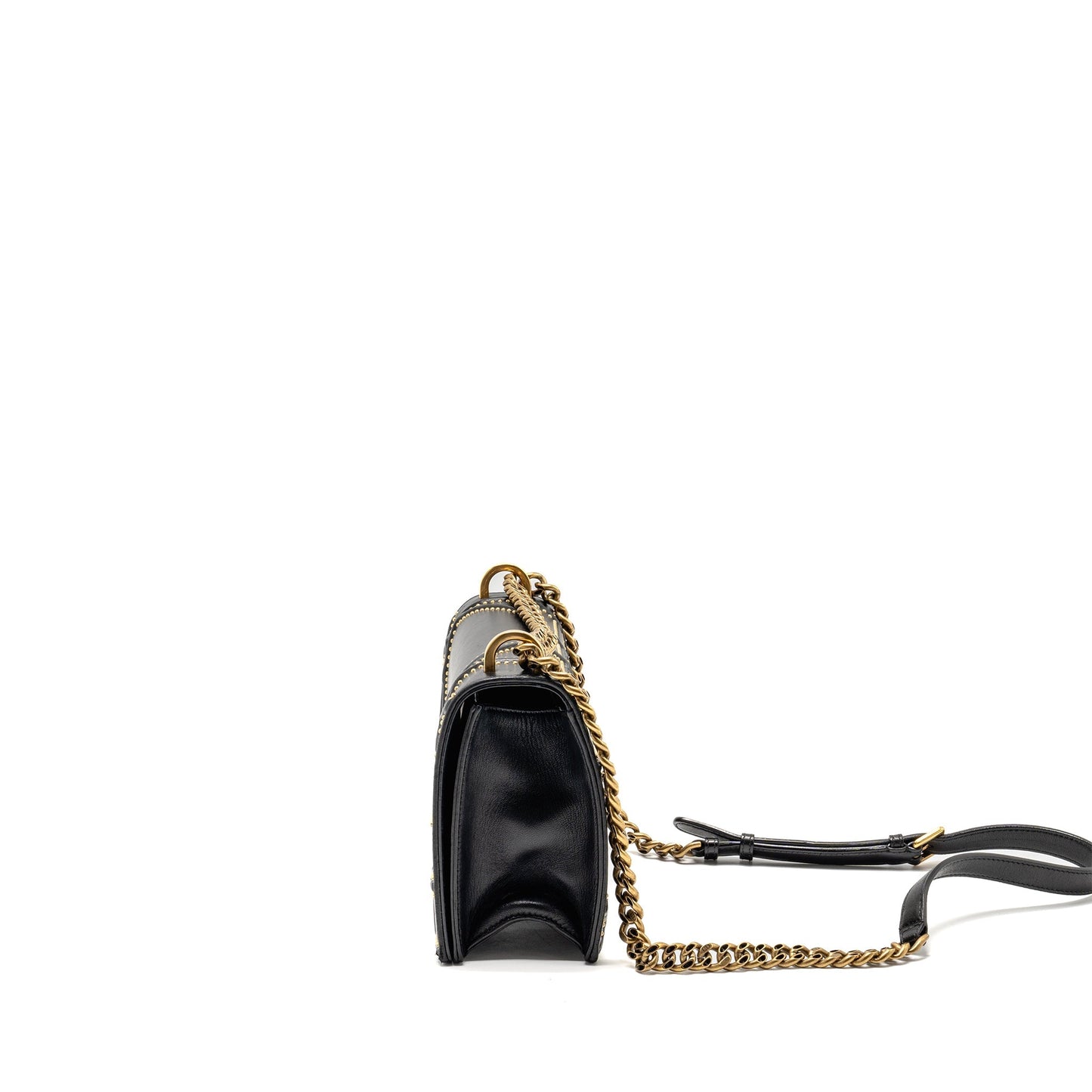 Luxury Dior Medium Studded Luxury Diorama Lambskin Black GHW
