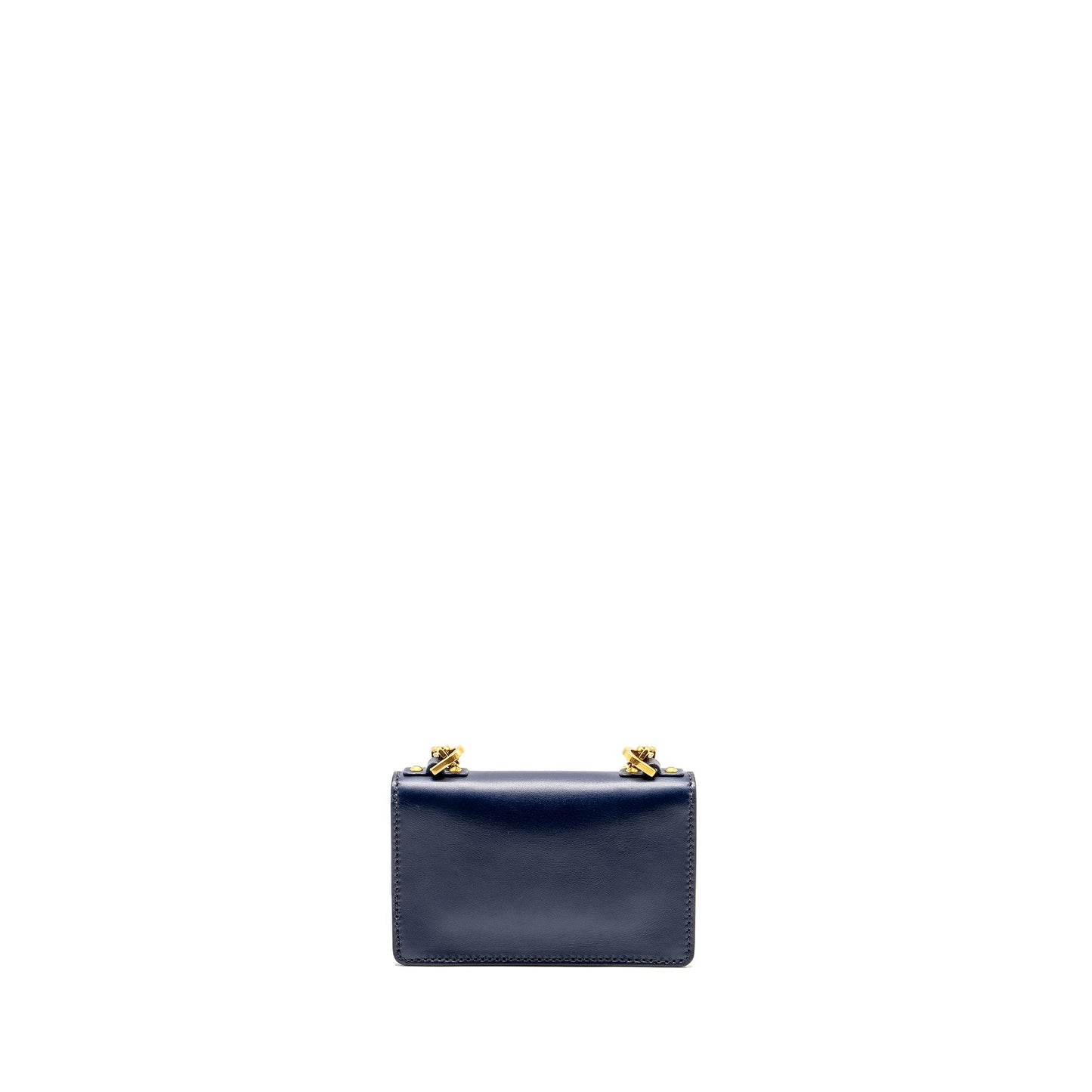 Luxury Dior Mini J’ALuxury Dior Chain Flap Bag Calfskin Navy Blue GHW