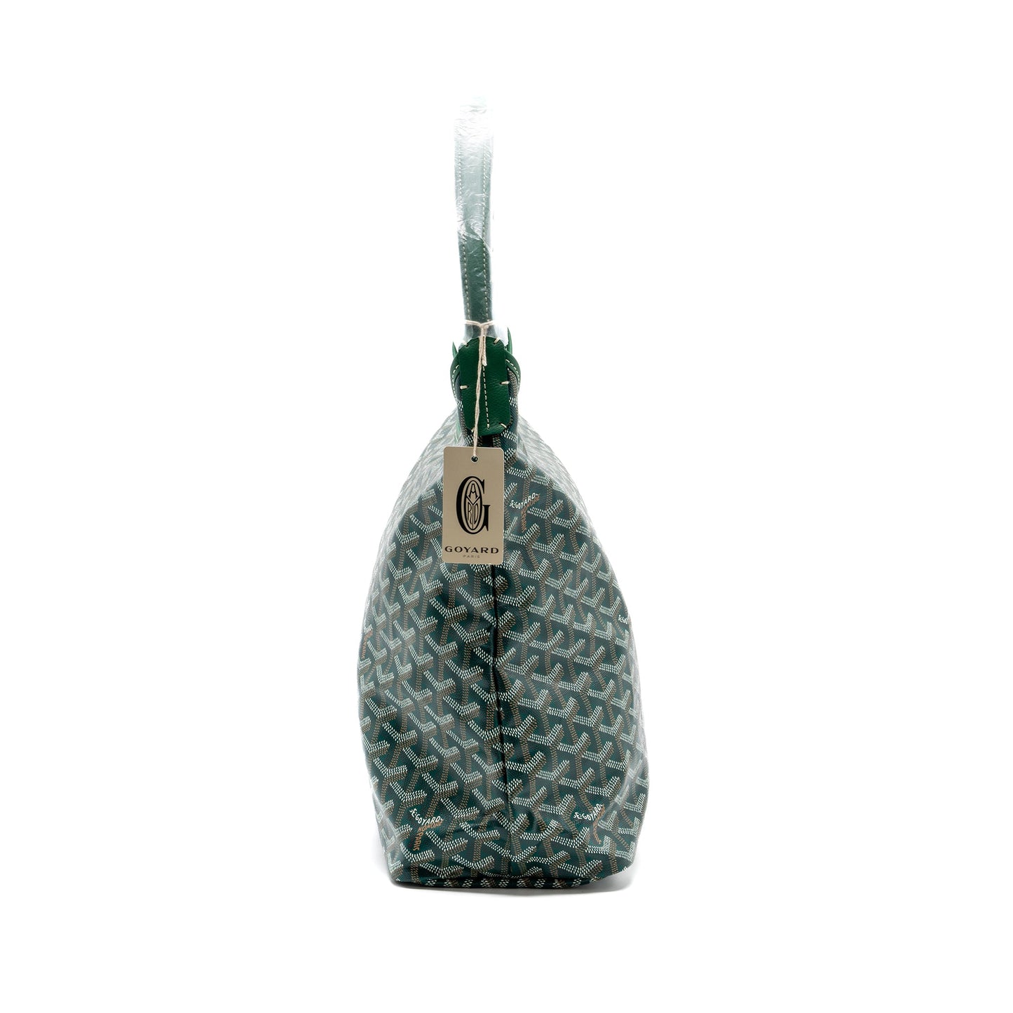 Goyard Boheme Hobo Bag Canvas/ Calfskin Green SHW