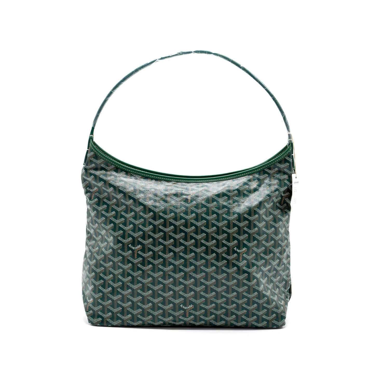 Goyard Boheme Hobo Bag Canvas/ Calfskin Green SHW