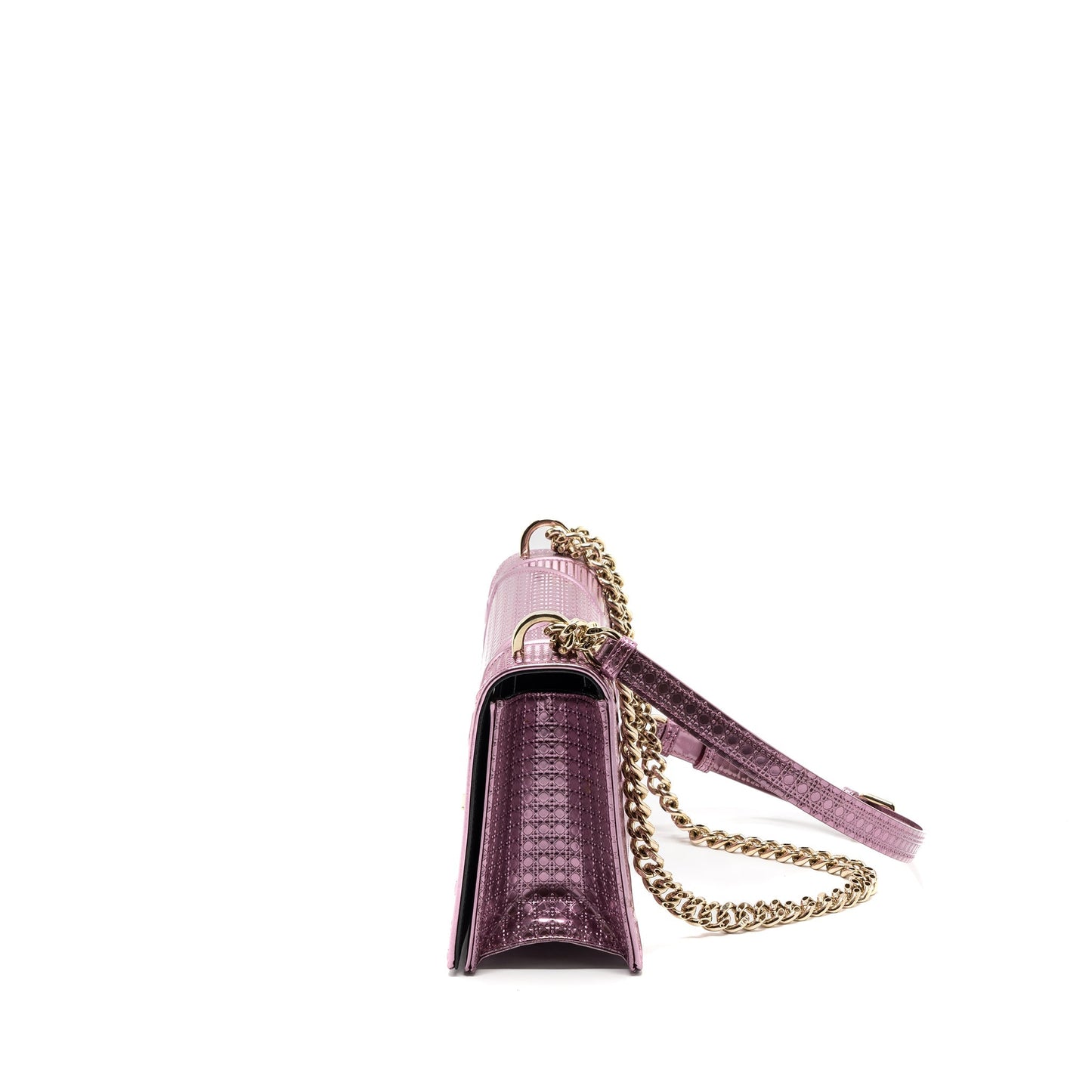 Luxury Dior Luxury Diorama Bag Metallic Pink LGHW