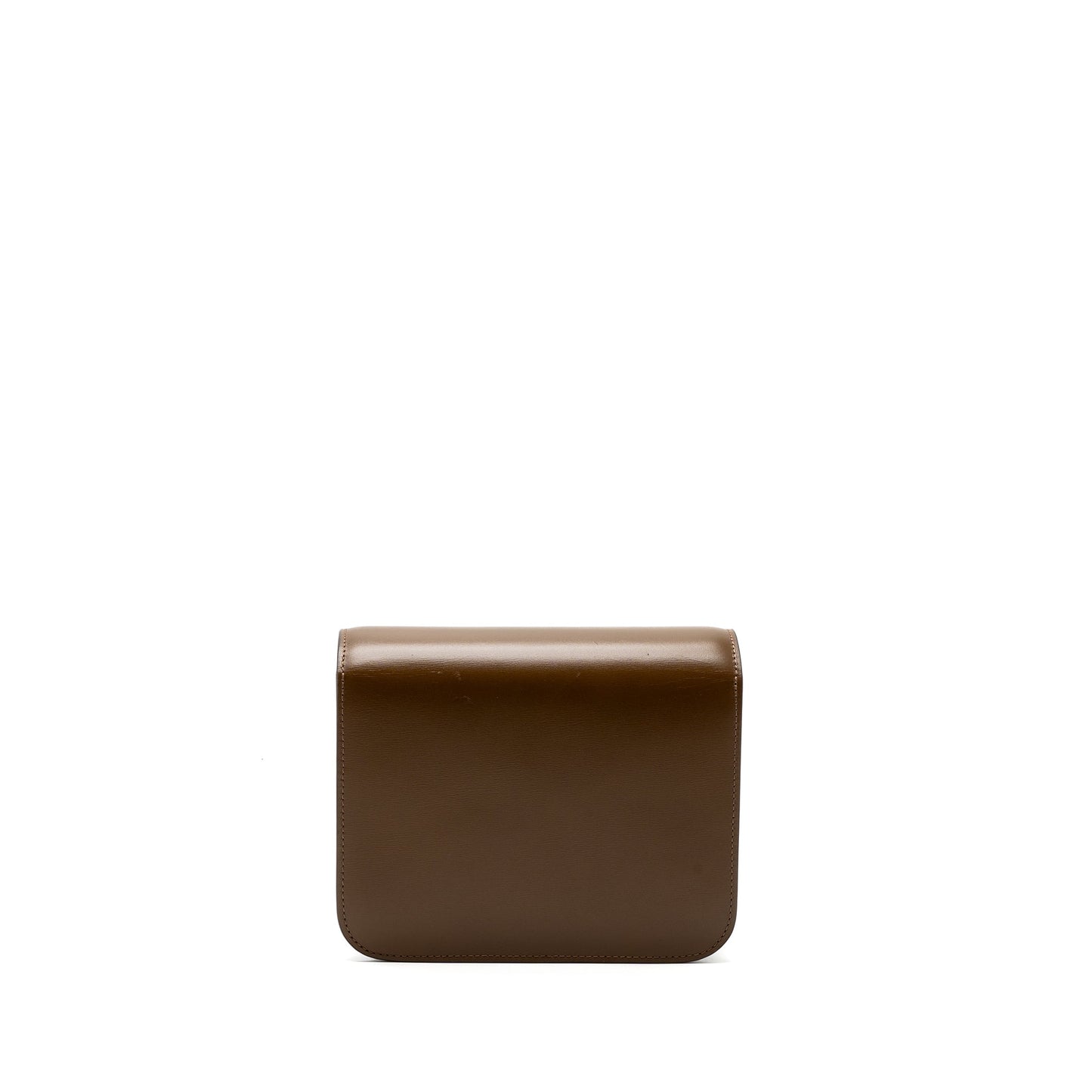 Celine Teen Box Calfskin Camel GHW