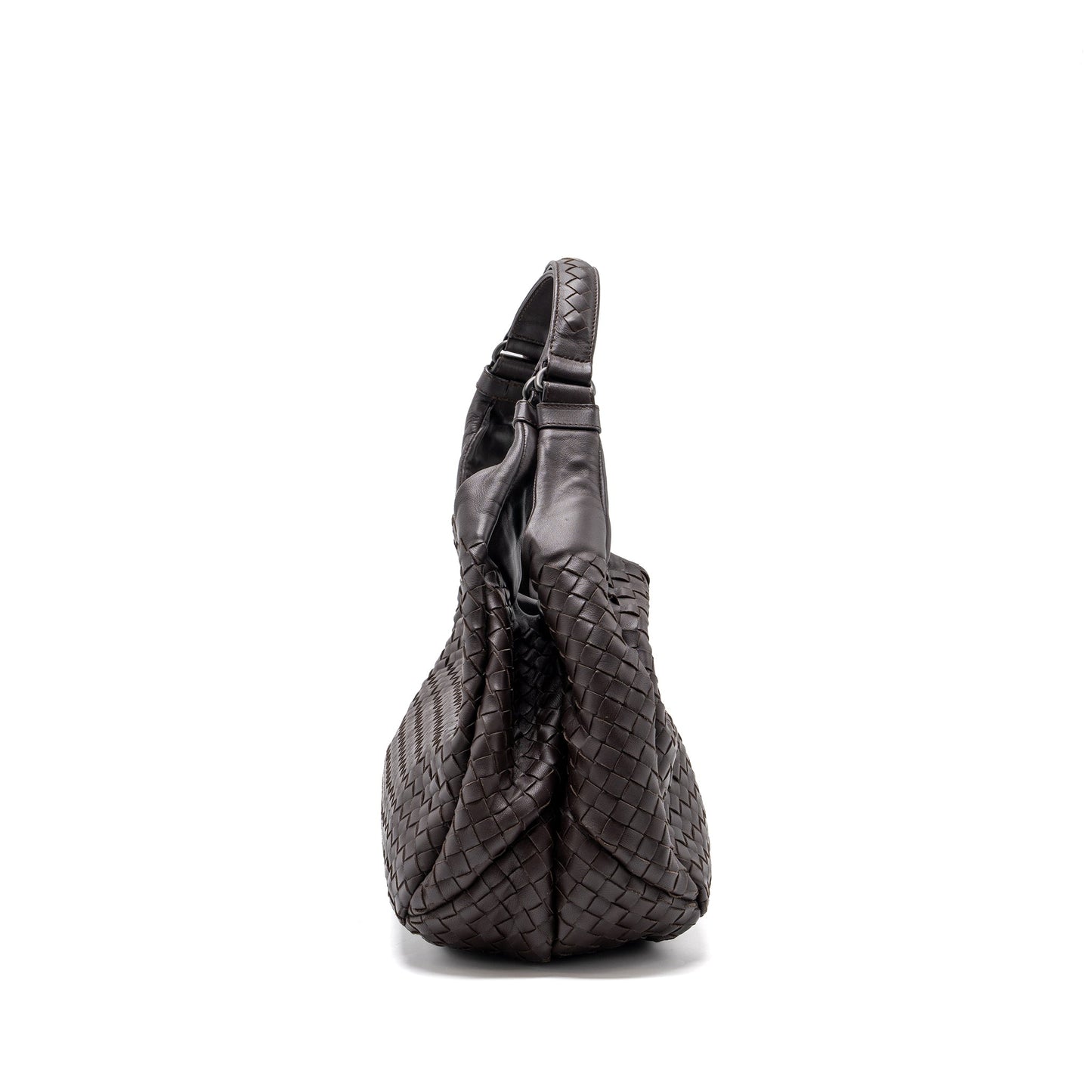 Bottege veneta hobo bag Nappa brown black hardware