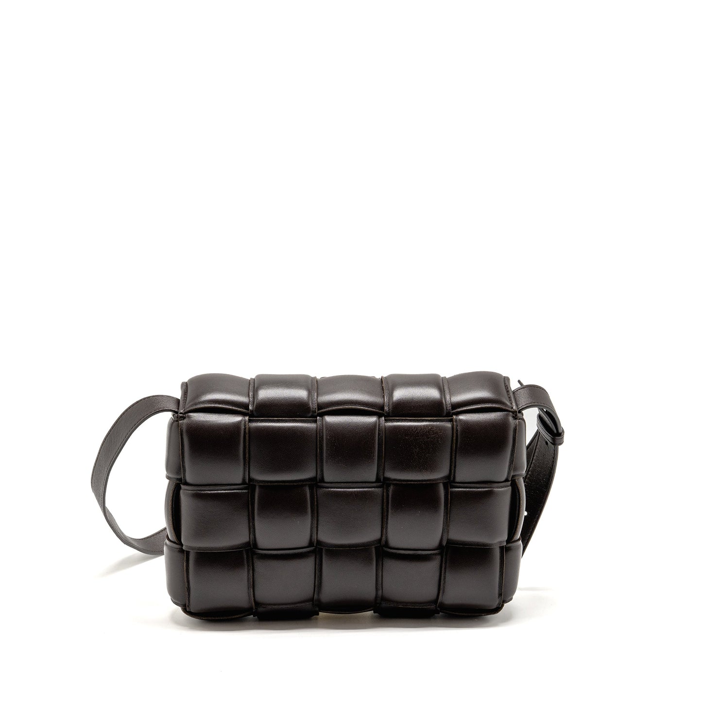Bottega Veneta Padded Cassette Lambskin Brown GHW