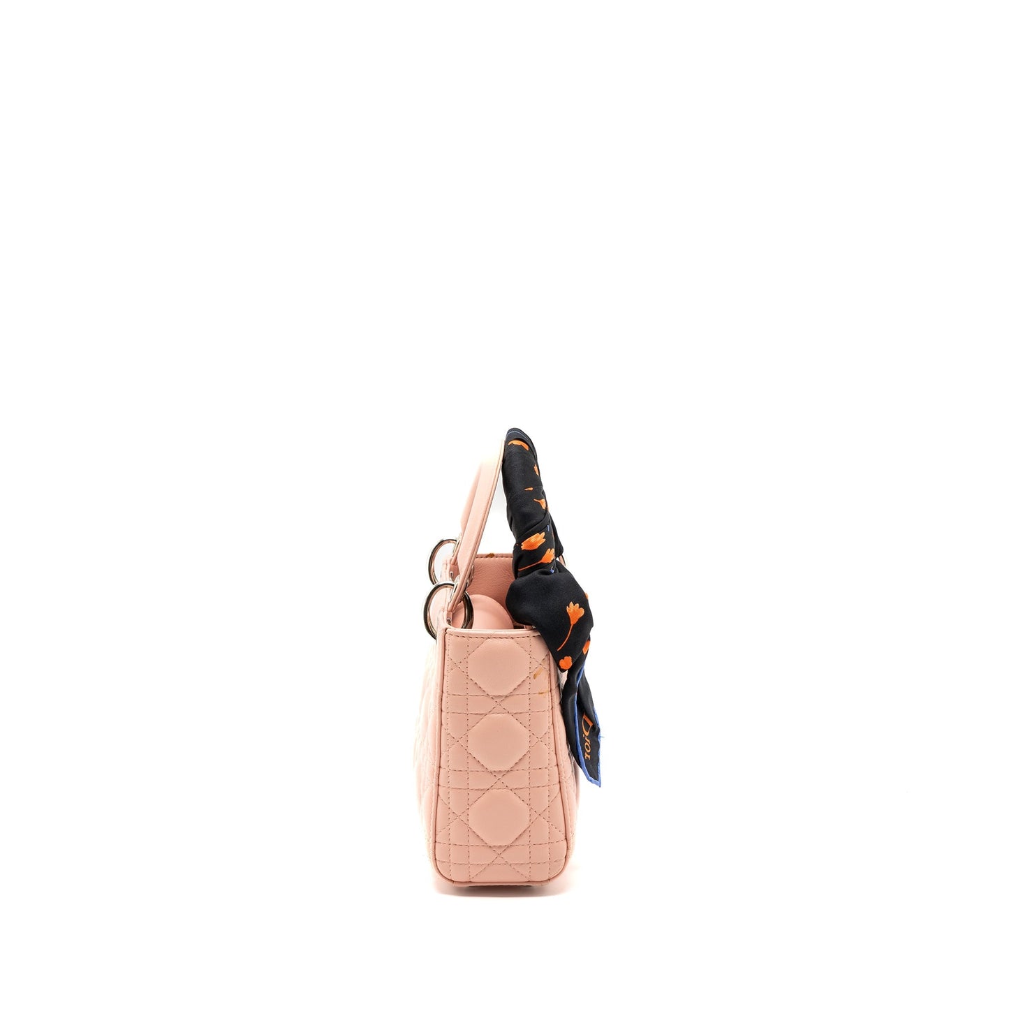 Luxury Dior mini lady Luxury Dior lambskin light pink SHW