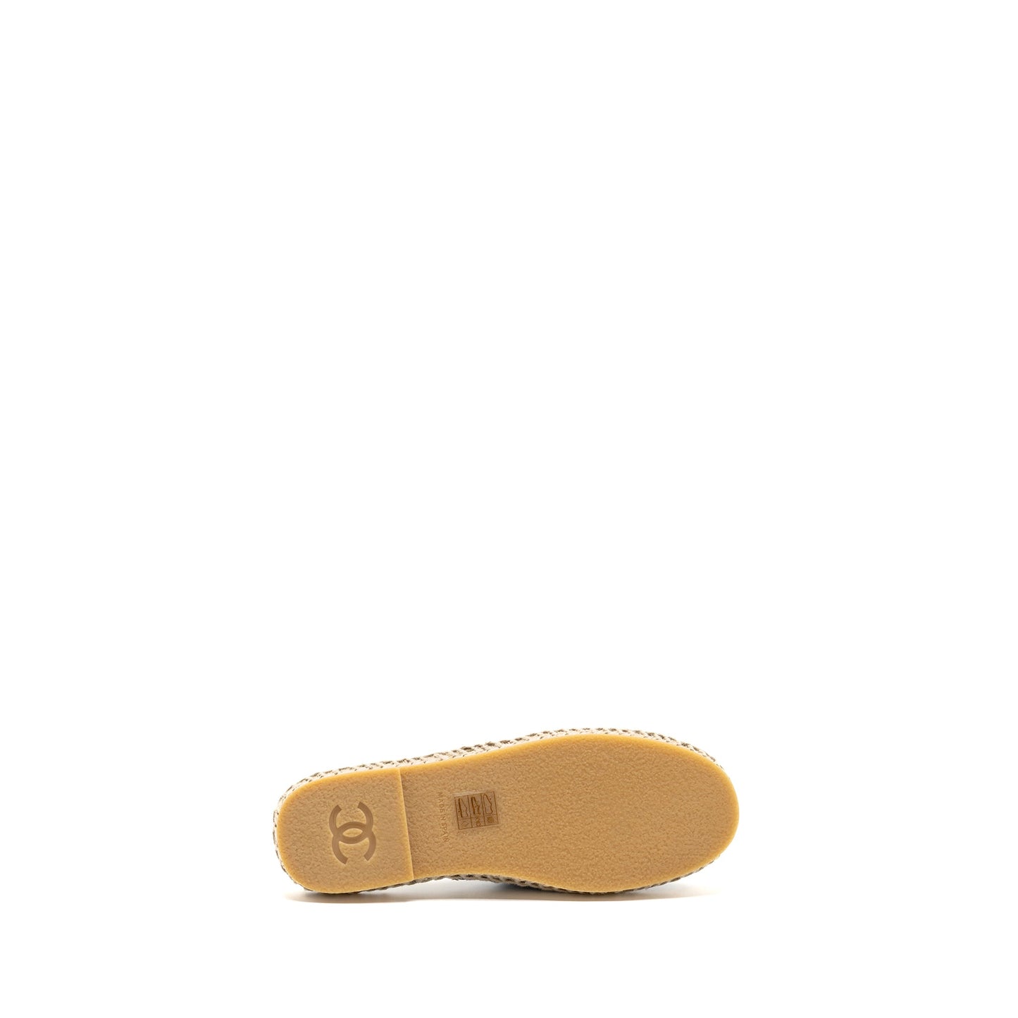 Chanel Size 37 Espadrilles Sandals Denim Blue