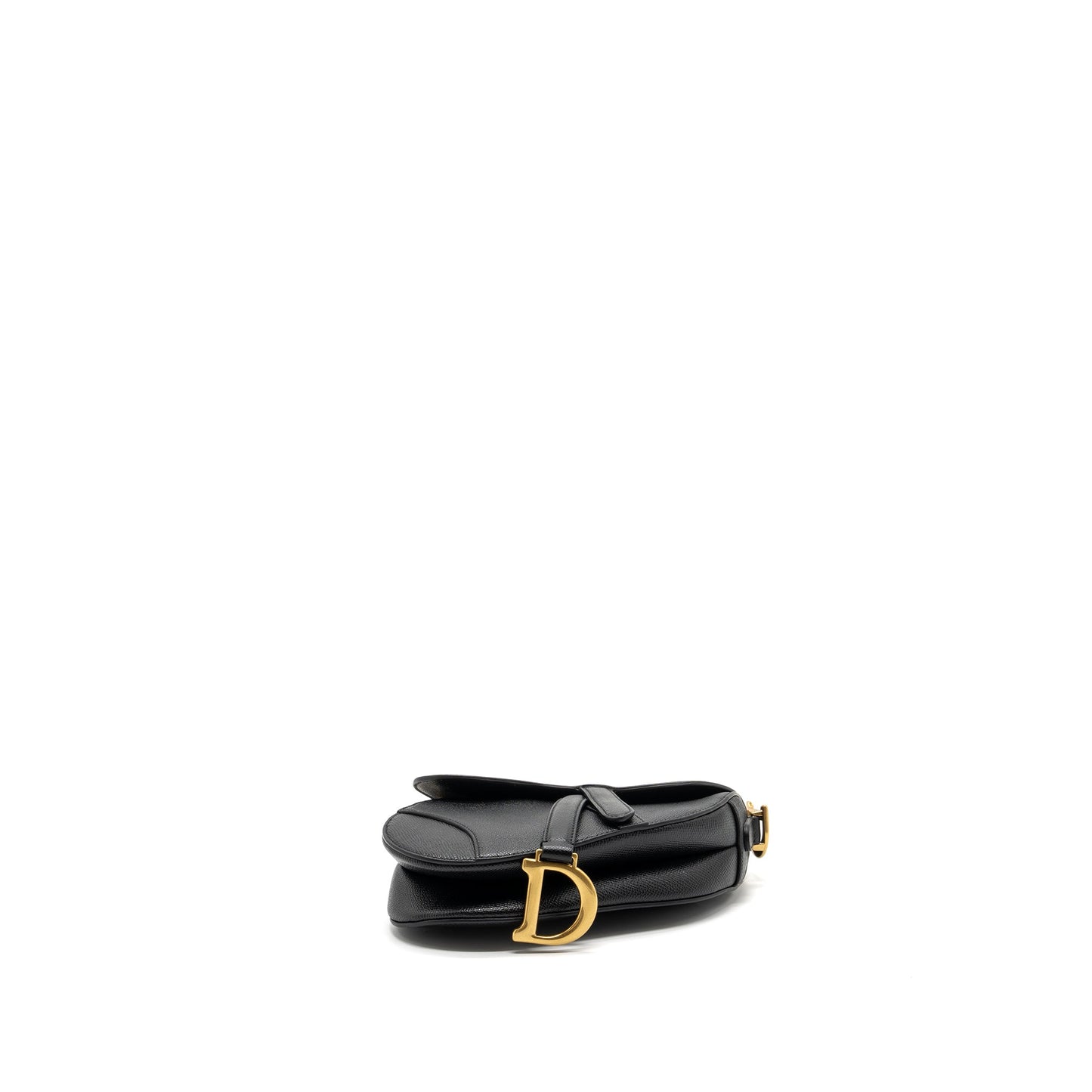 Luxury Dior Mini Saddle Bag Calfskin Black GHW